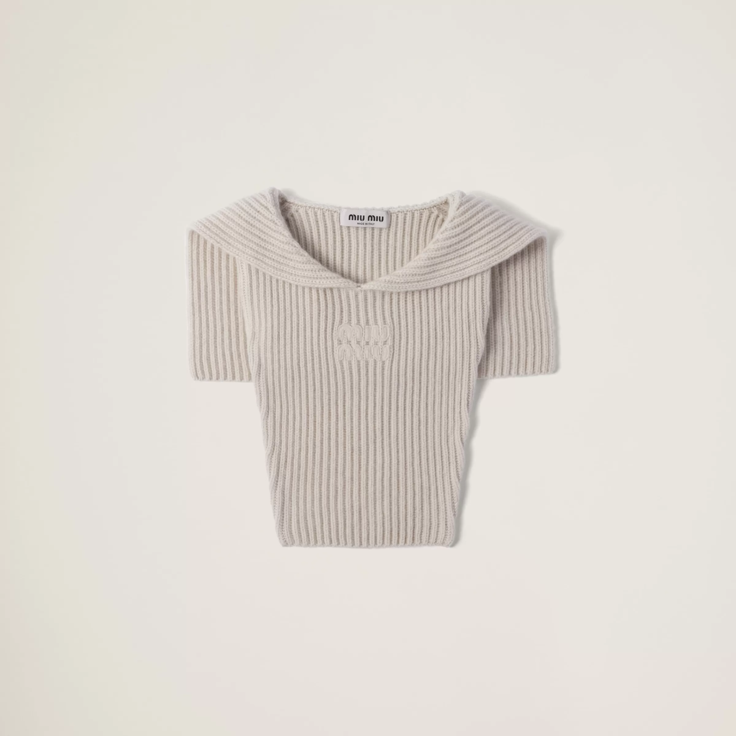 Miu Miu Accessorio in maglia di lana e cashmere Talco Clearance