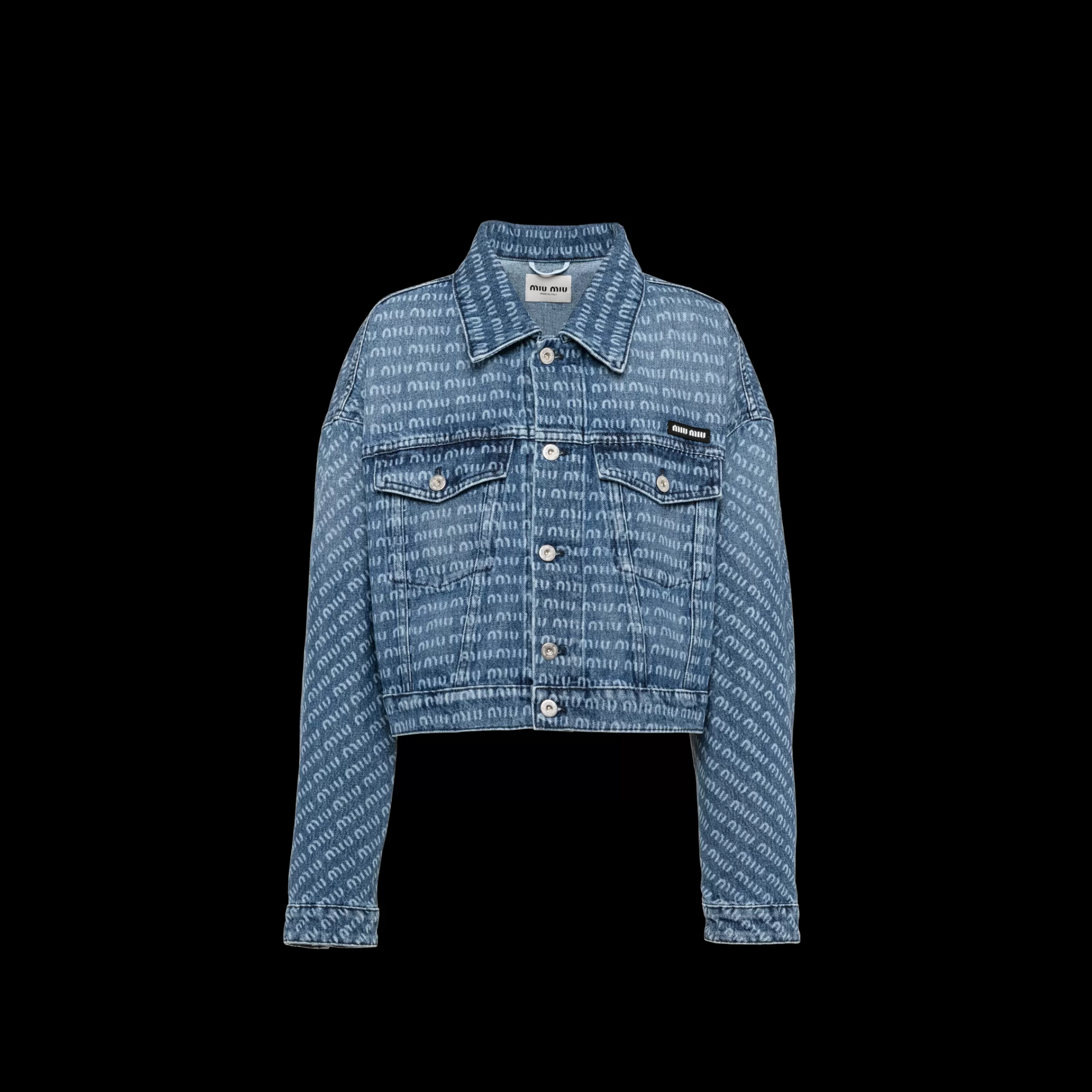 Miu Miu Blouson in denim Blu Shop