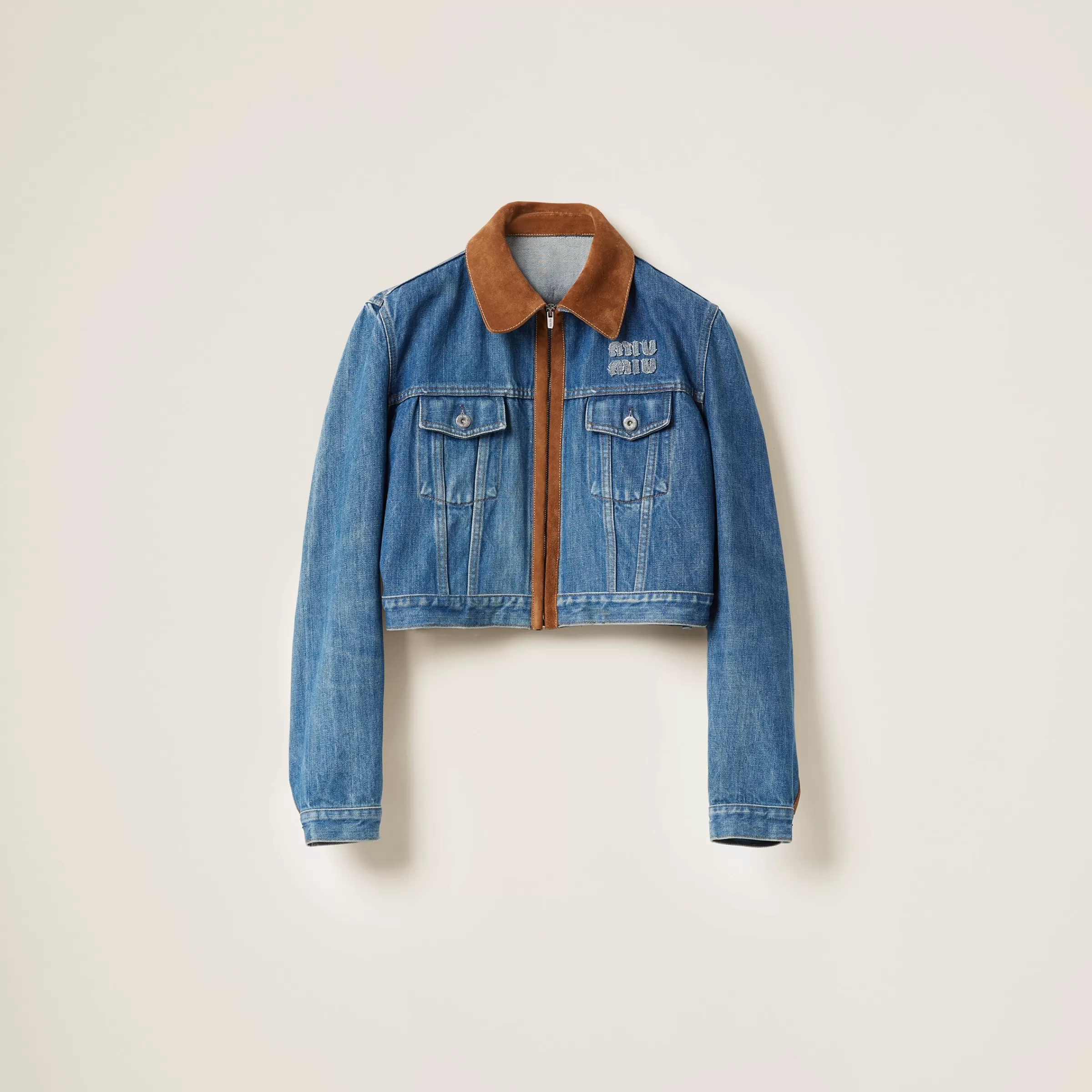 Miu Miu Blouson in denim Blu Shop