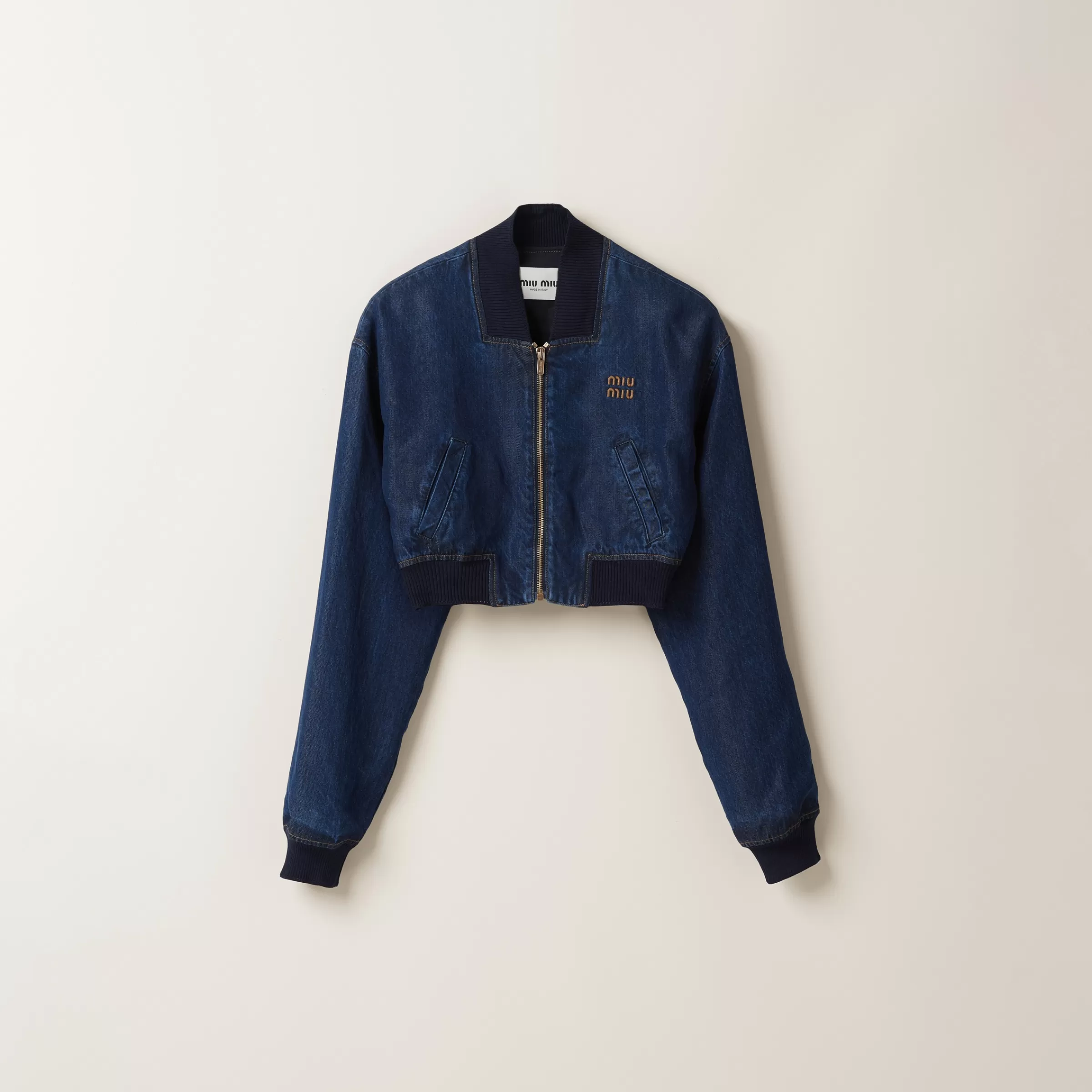 Miu Miu Blouson in denim Blu Best