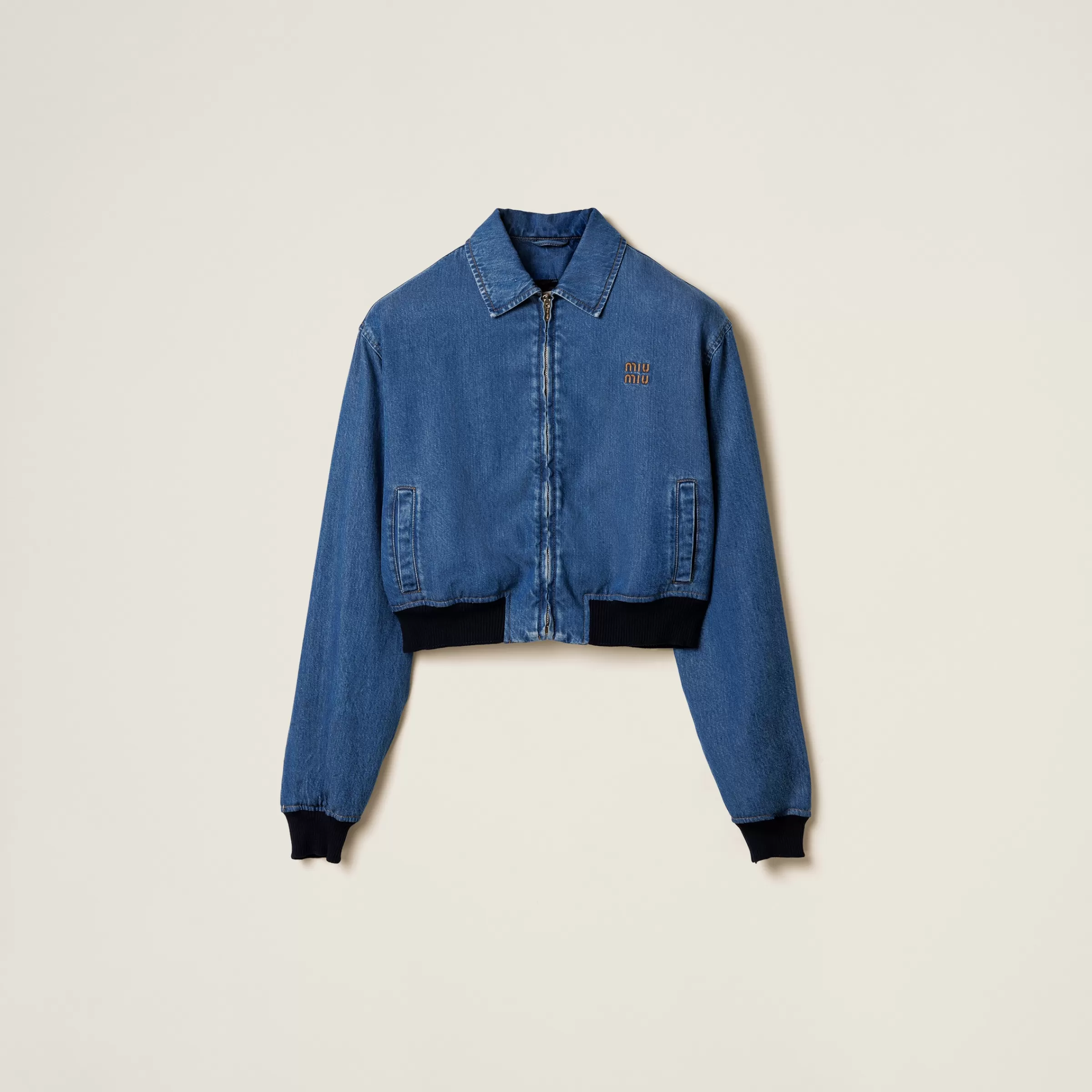 Miu Miu Blouson in denim Blu Shop