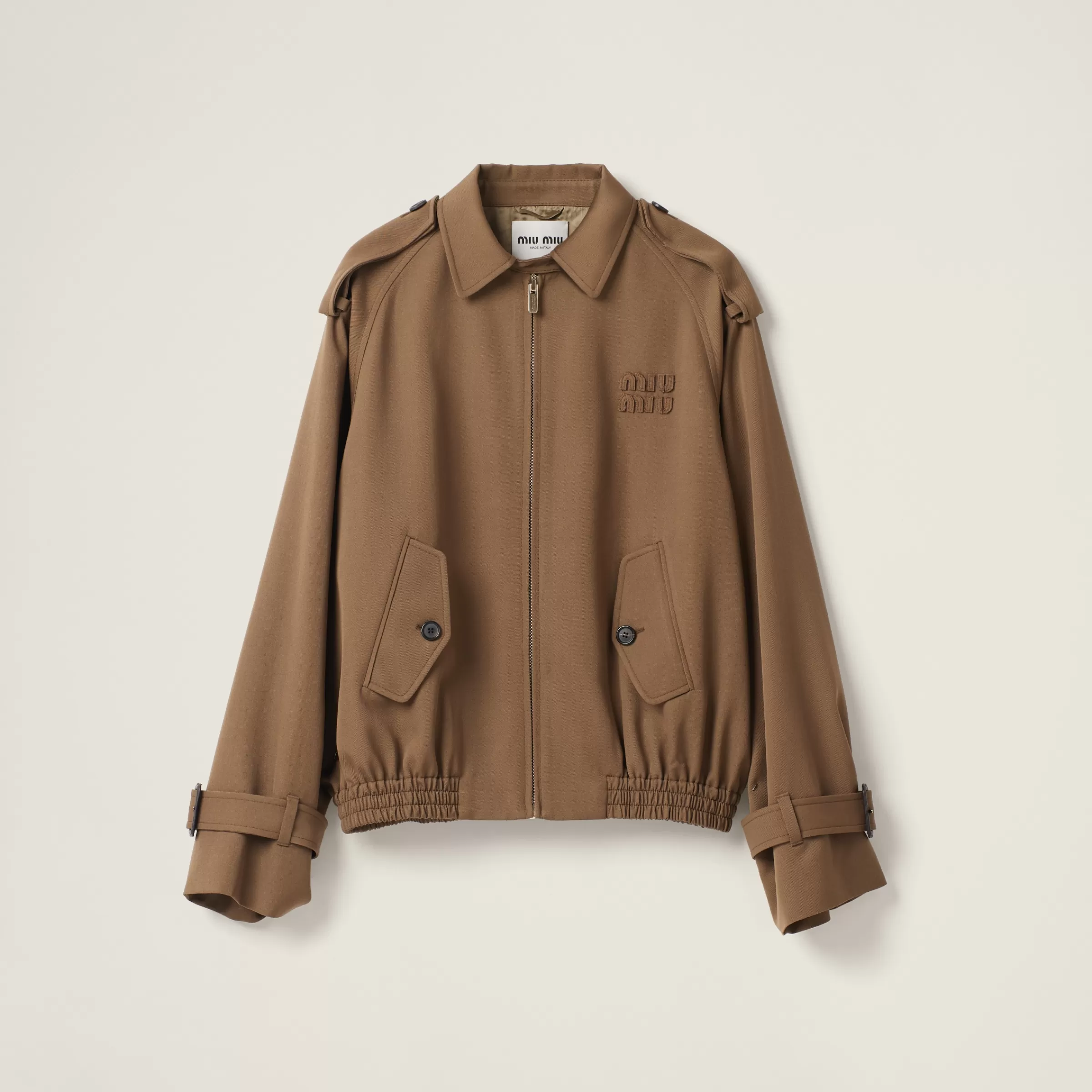 Miu Miu Blouson in gabardine Sughero Store