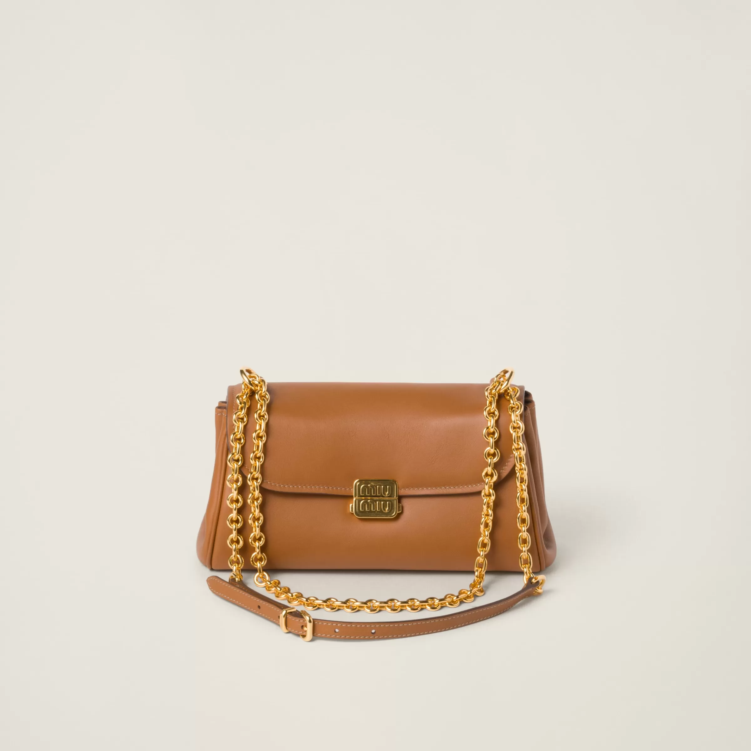 Miu Miu Borsa a tracolla in pelle Cognac Fashion