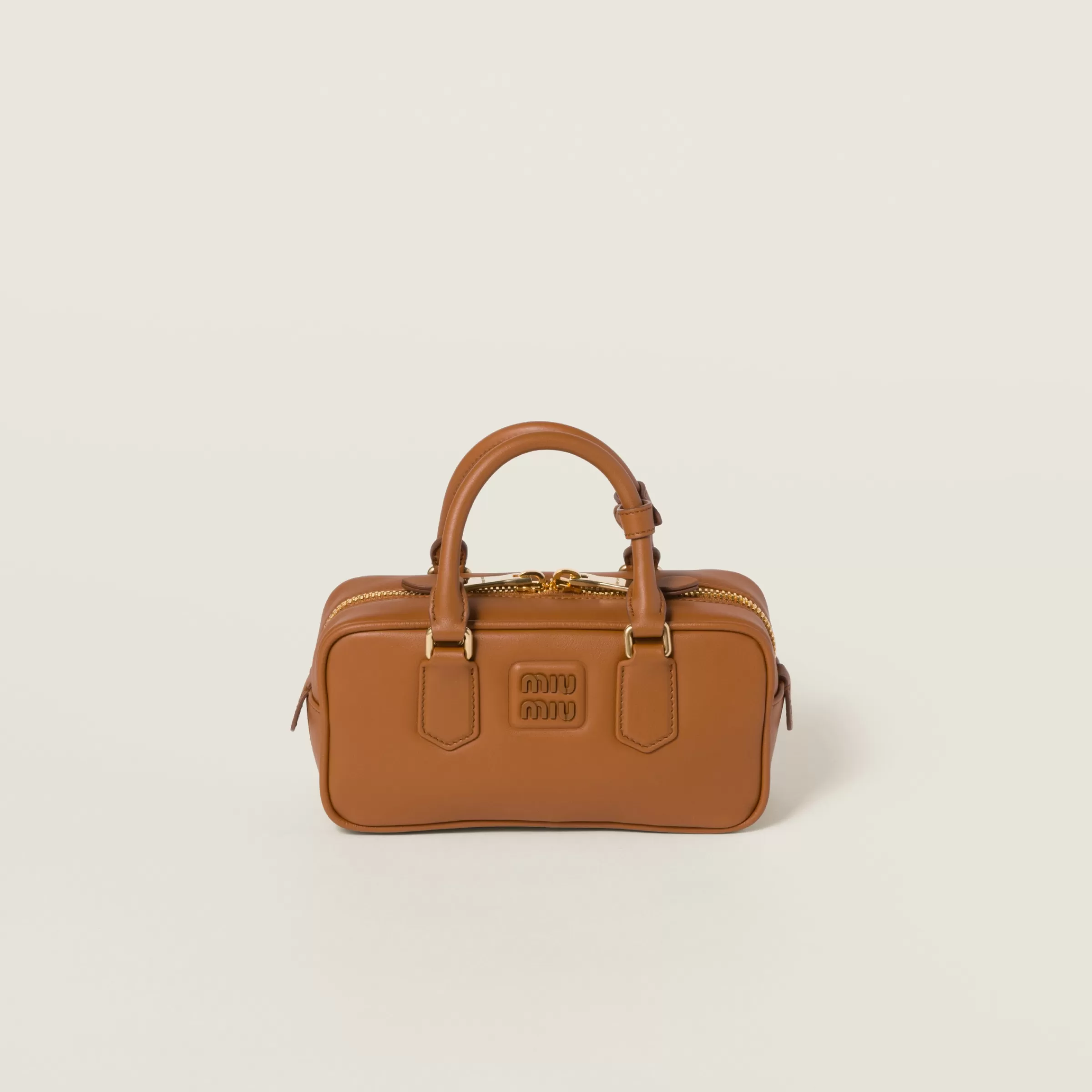 Miu Miu Borsa Arcadie in pelle Cognac Store