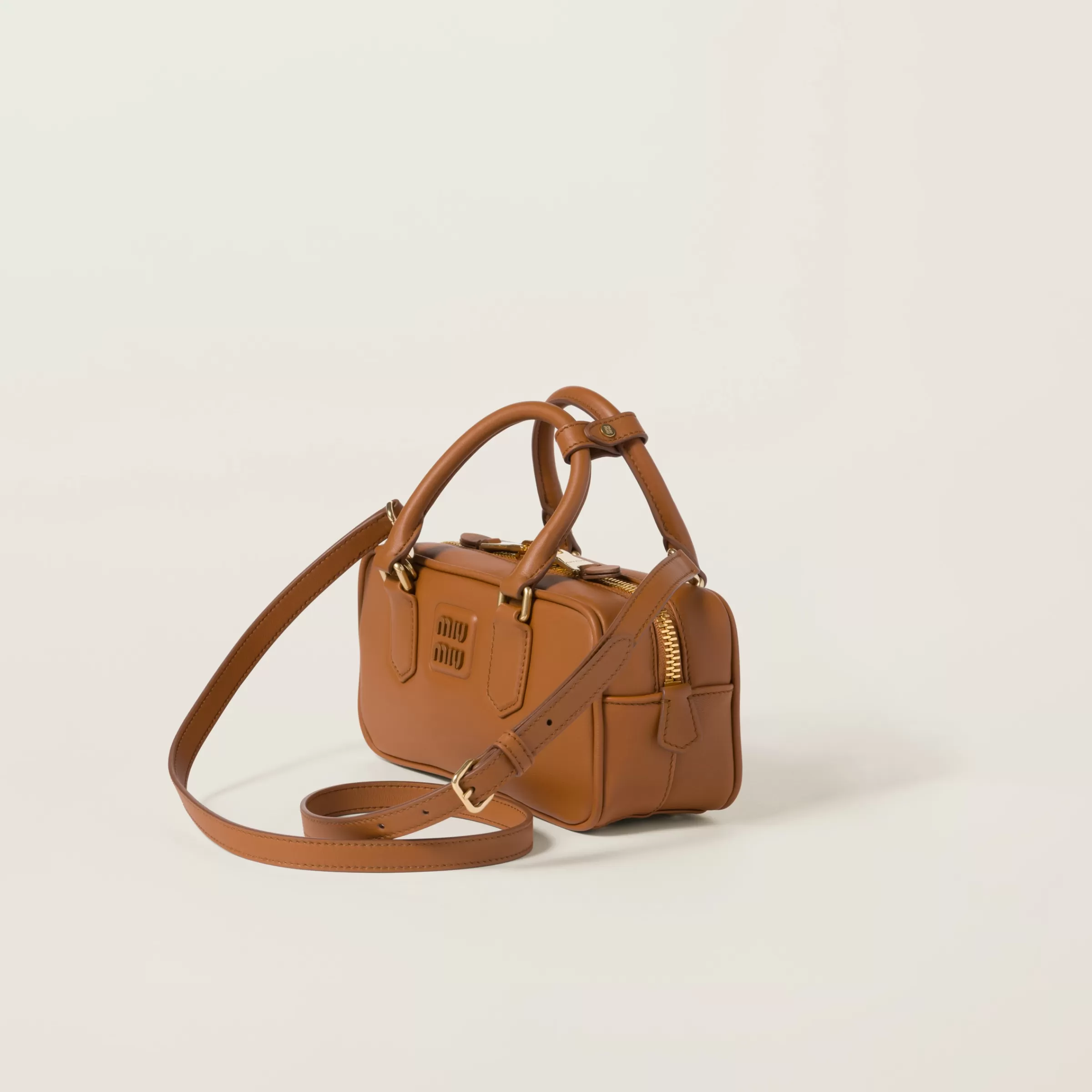 Miu Miu Borsa Arcadie in pelle Cognac Store