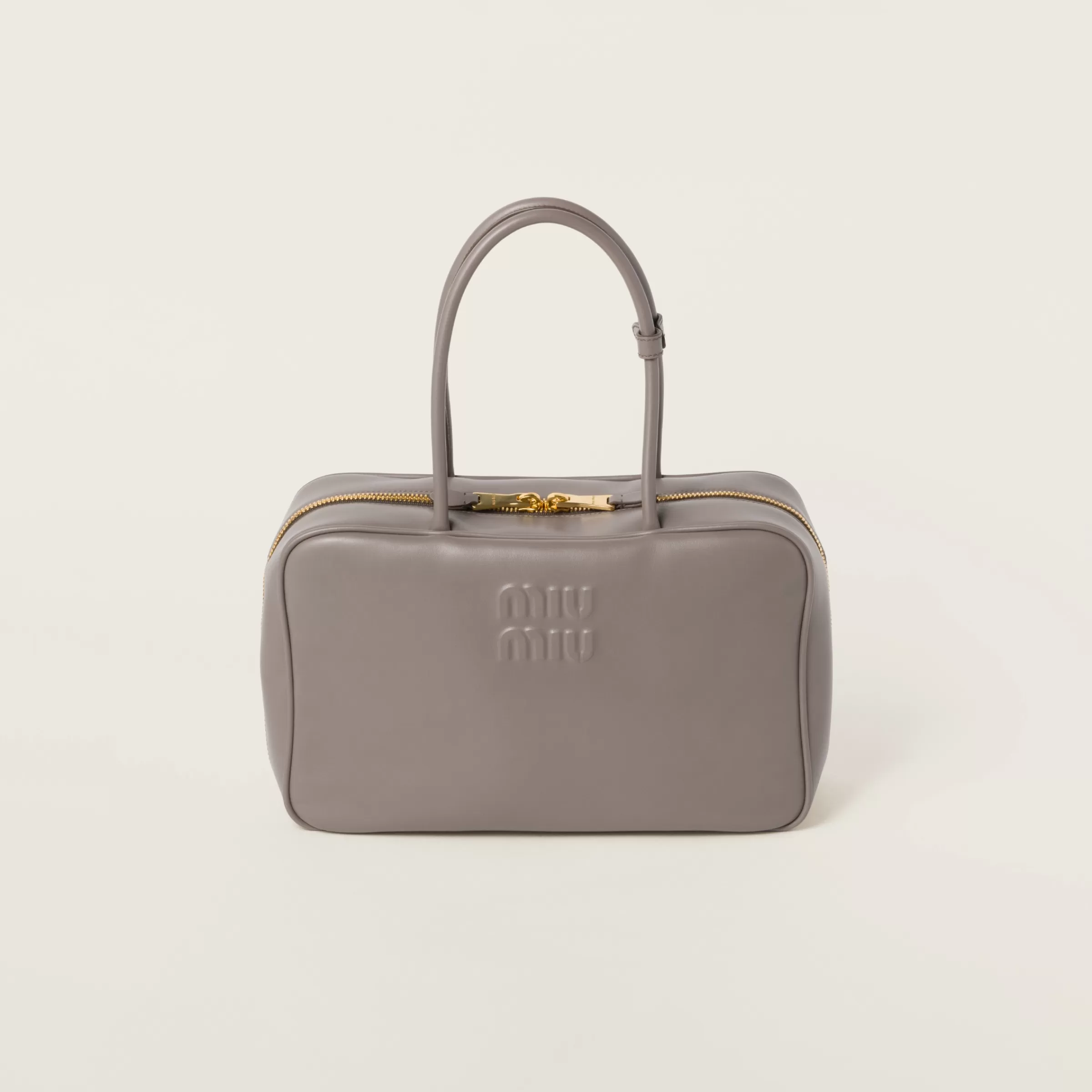 Miu Miu Borsa Beau in pelle Argilla Sale