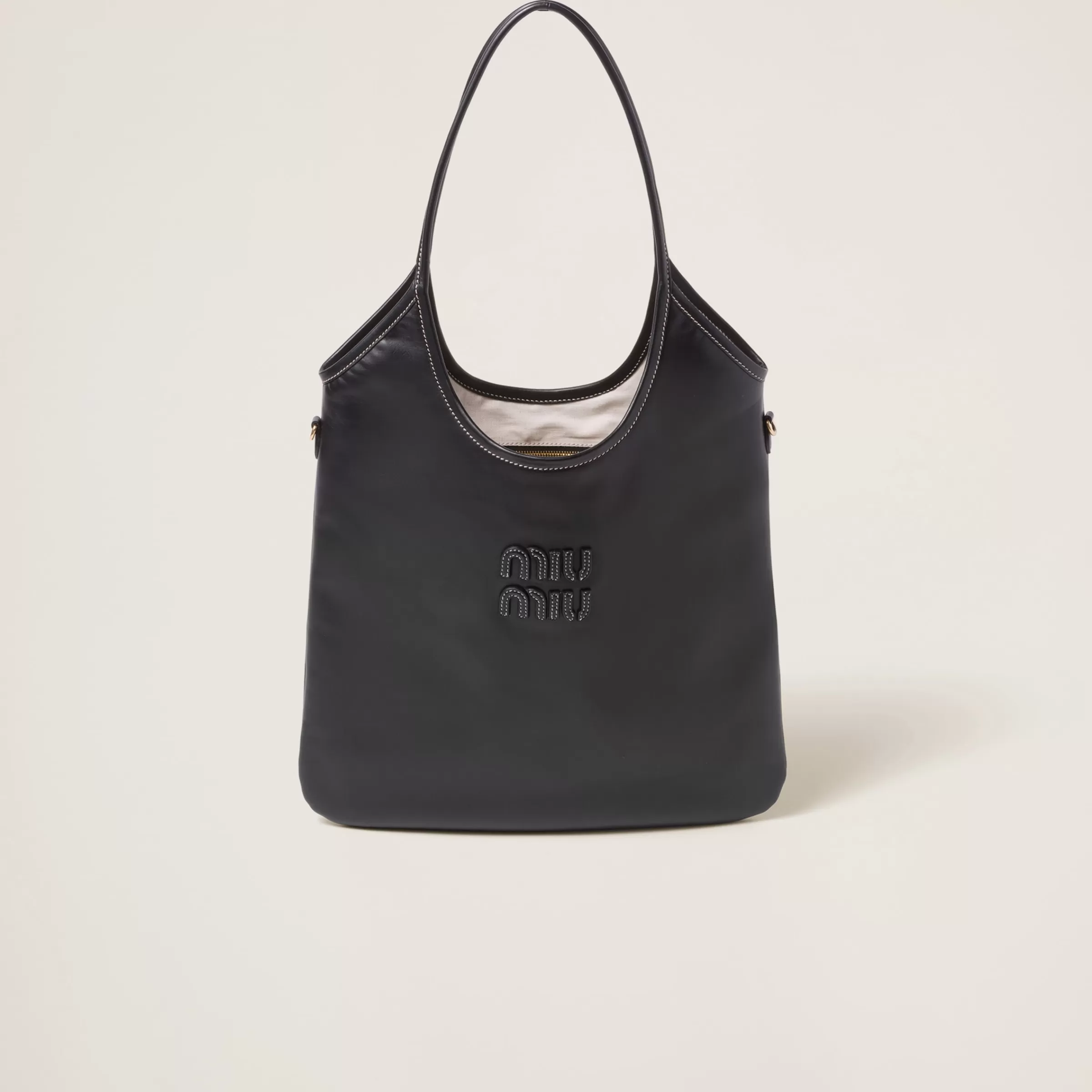 Miu Miu Borsa IVY in pelle Nero Outlet