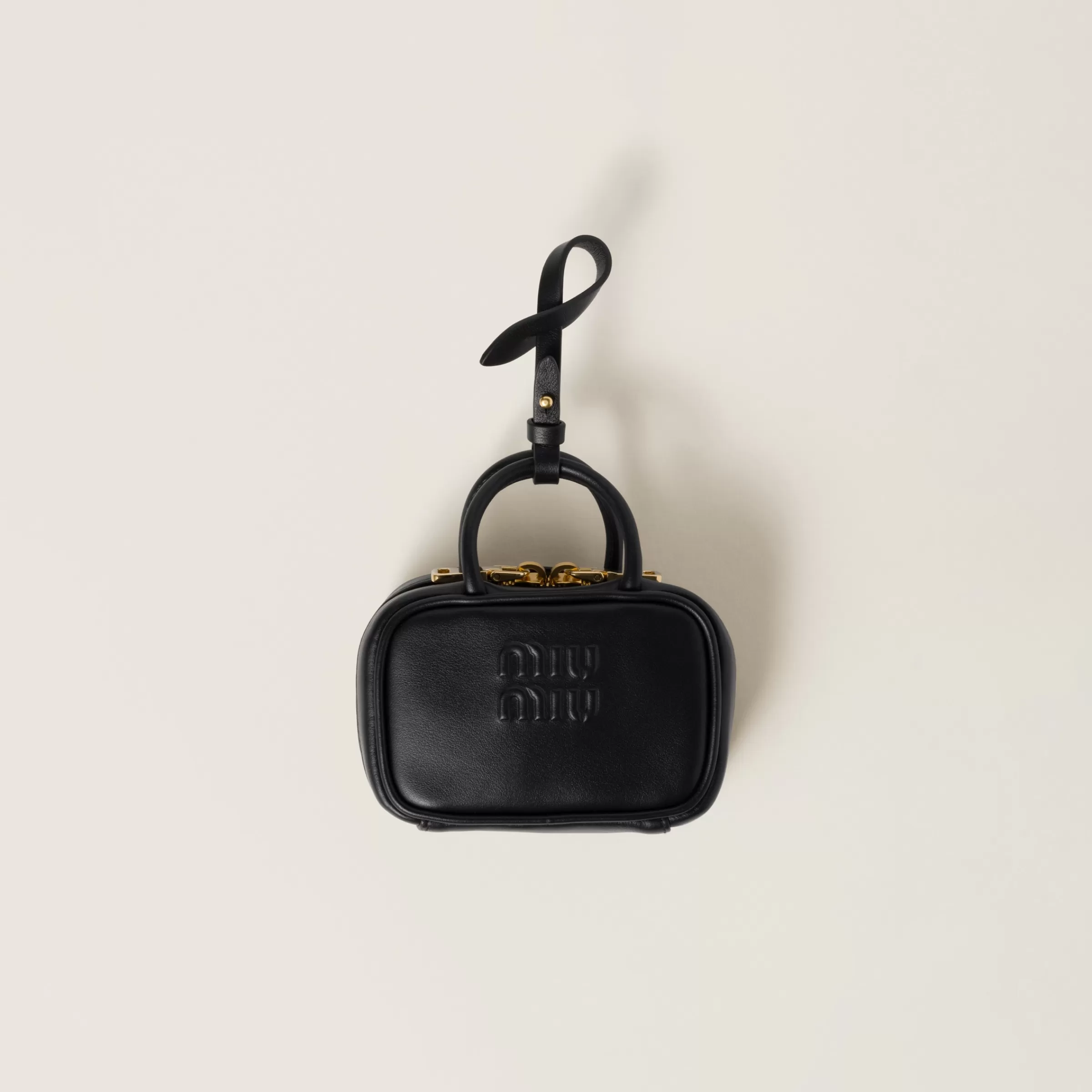 Miu Miu Borsa micro in pelle Nero Online