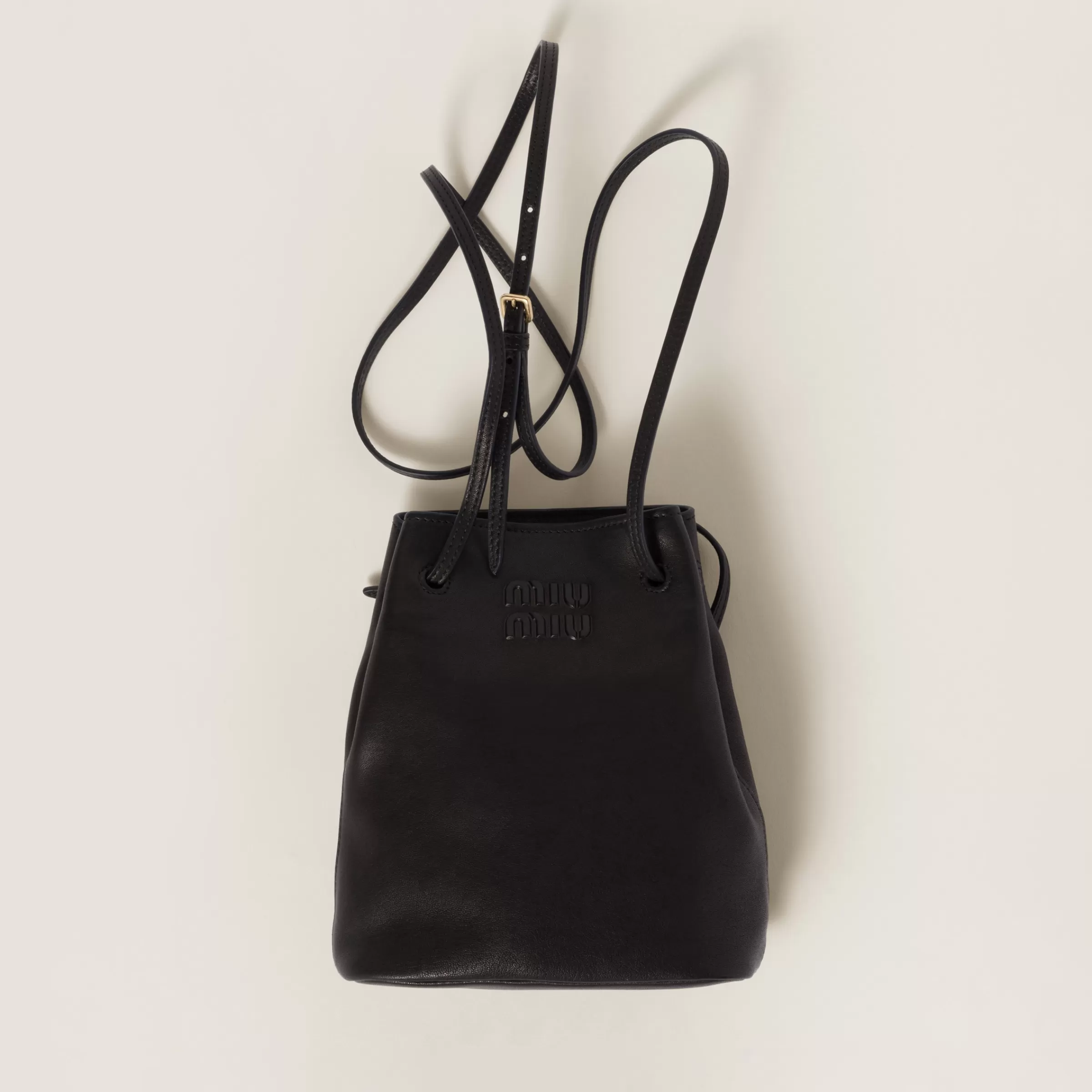 Miu Miu Borsa mini in nappa Nero Shop