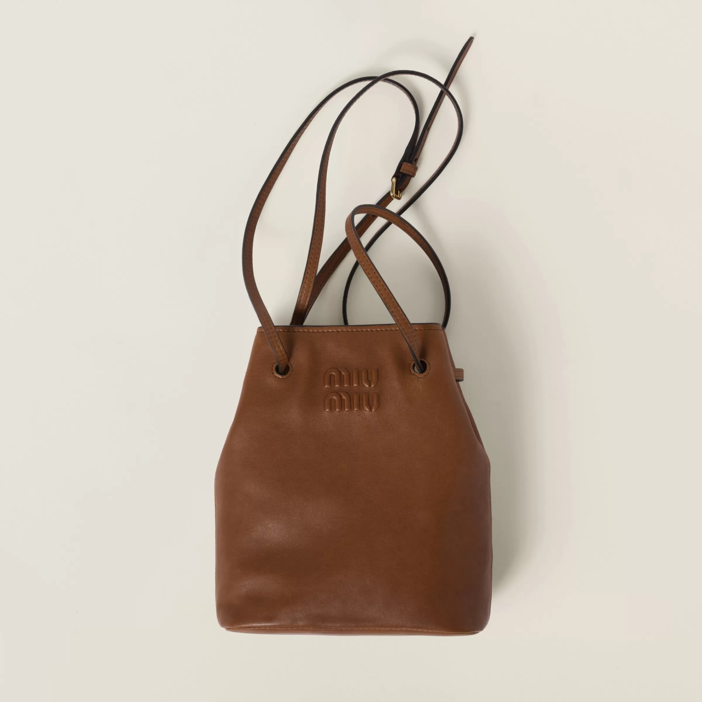 Miu Miu Borsa mini in nappa Rovere Discount