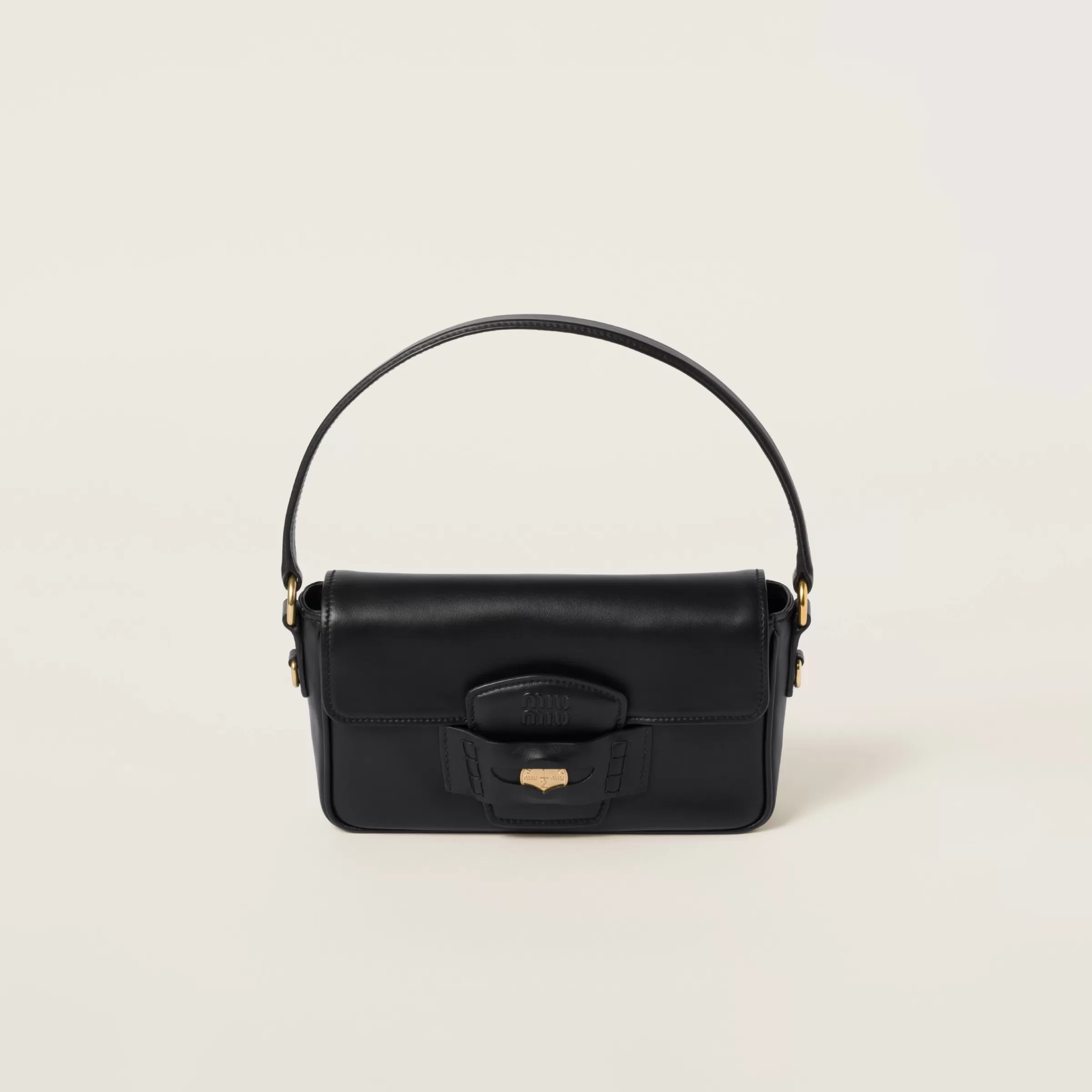 Miu Miu Borsa Penny in pelle Nero Online