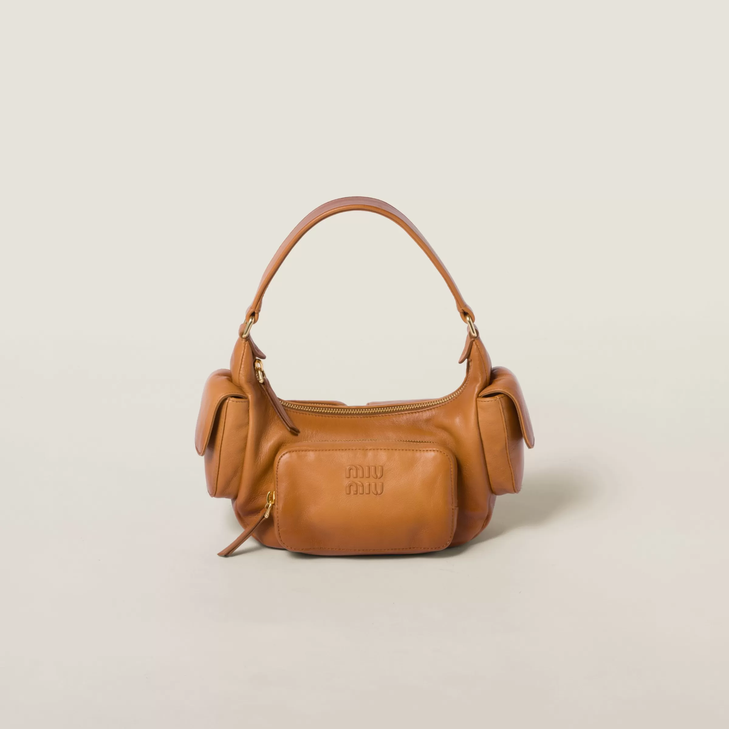 Miu Miu Borsa Pocket in nappa Miele Shop