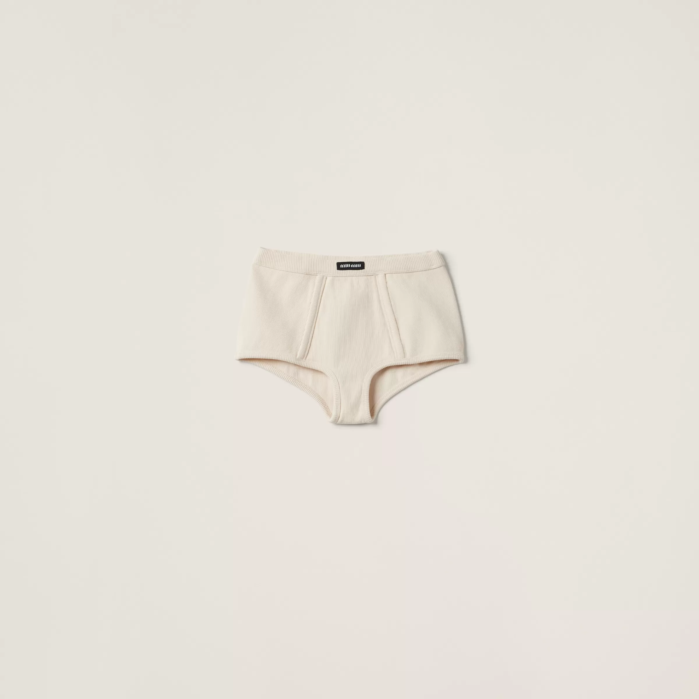 Miu Miu Boxer tinto capo a costina Naturale Cheap