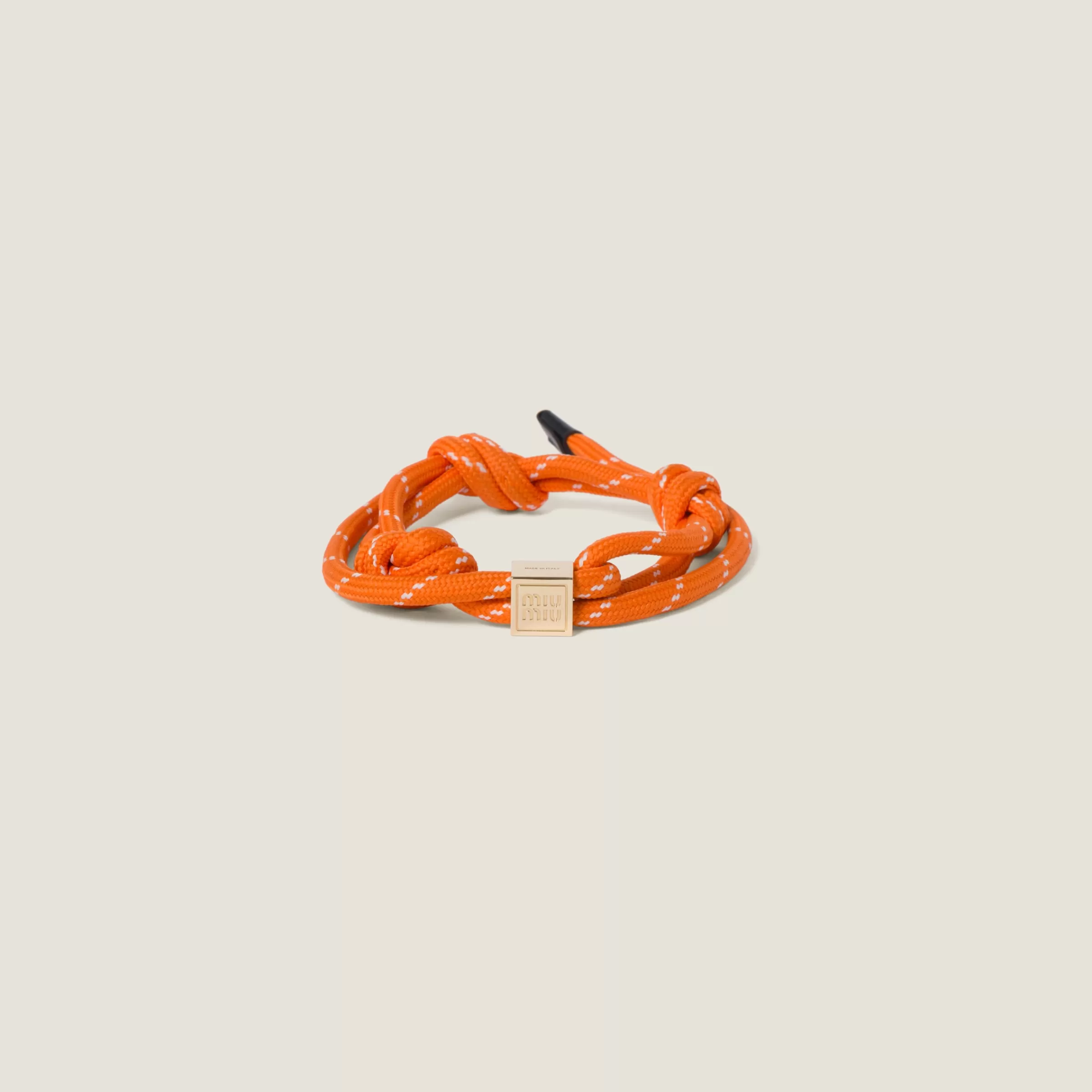 Miu Miu Bracciale in corda Arancio New