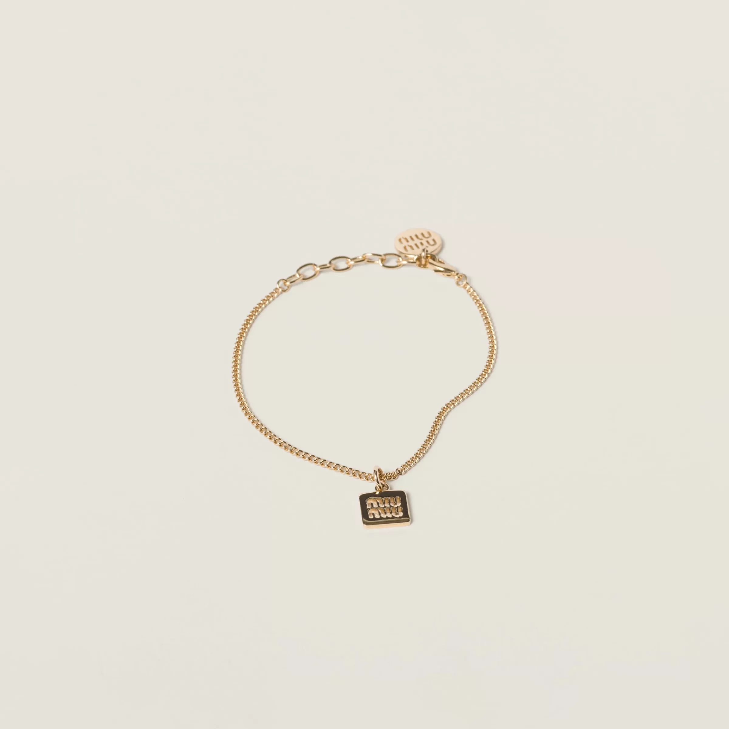 Miu Miu Bracciale in metallo Oro Flash Sale