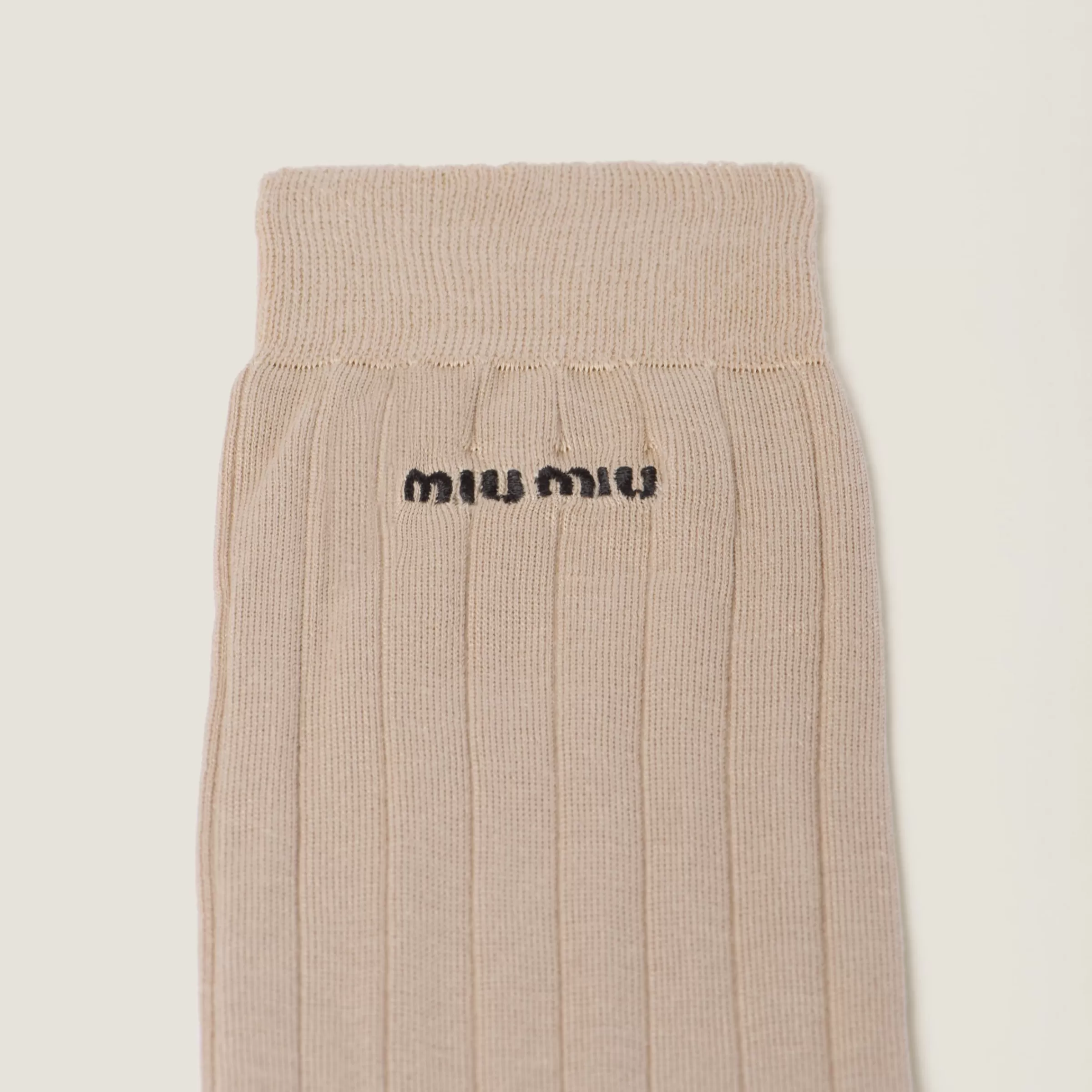 Miu Miu Calze in seta Albino Cheap