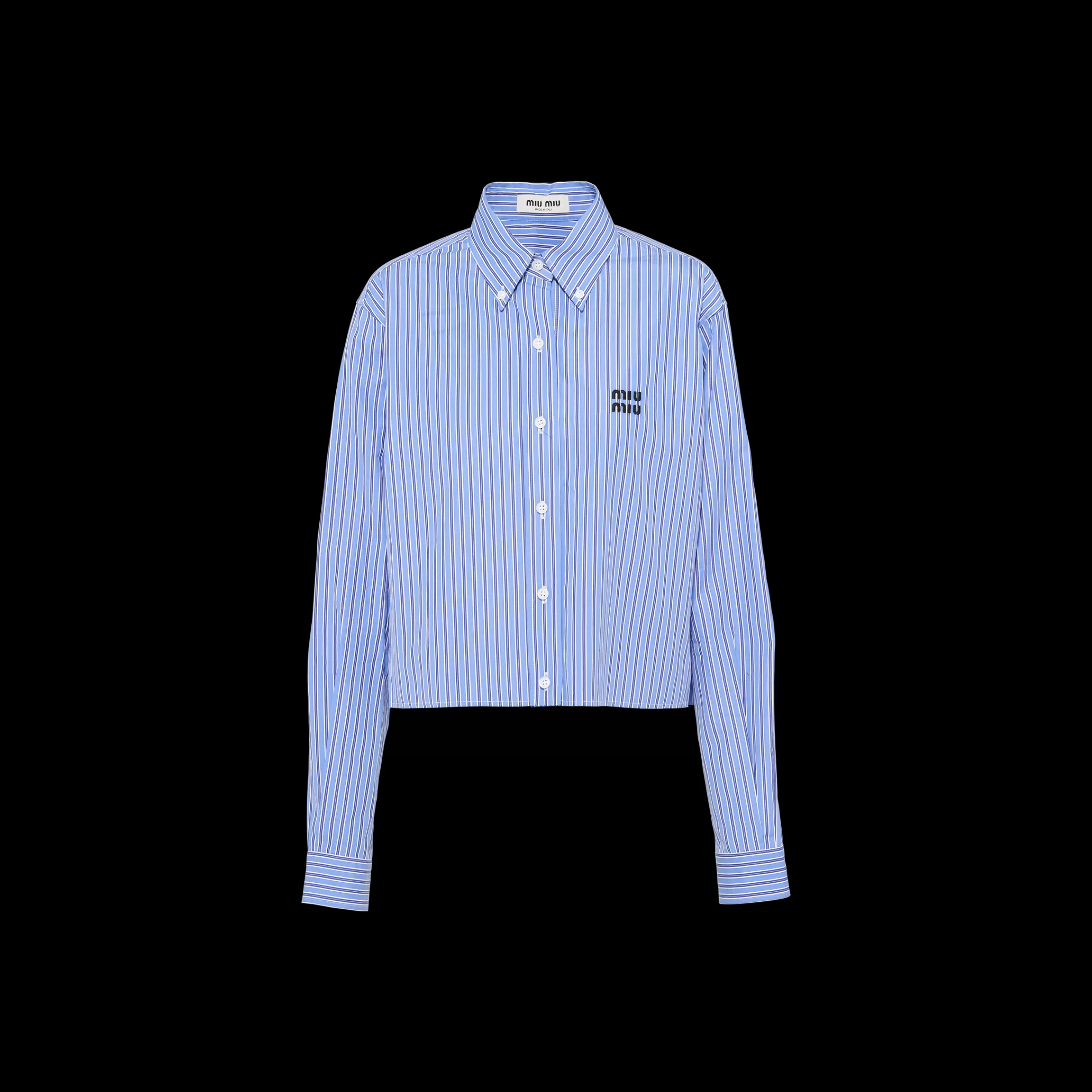 Miu Miu Camicia in popeline AzzurroZaffiro Shop