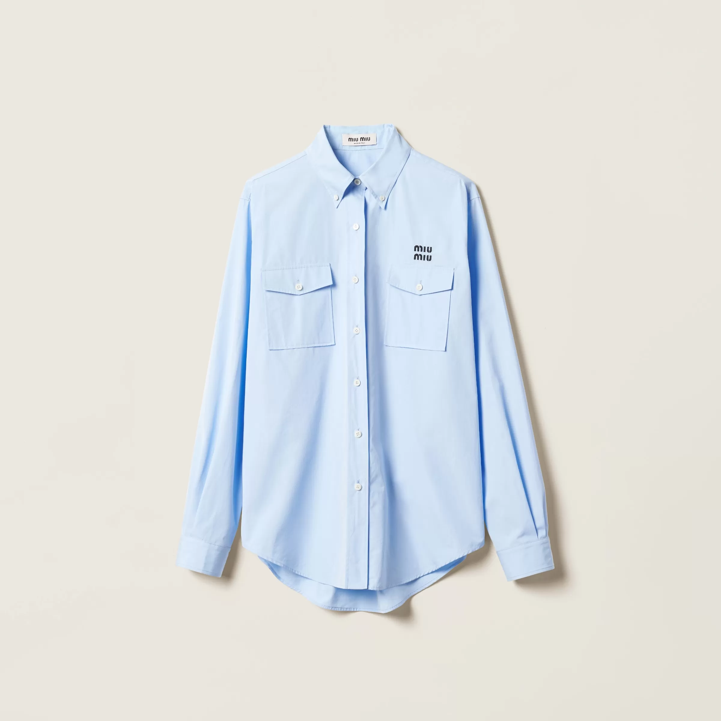 Miu Miu Camicia in popeline Cielo Cheap