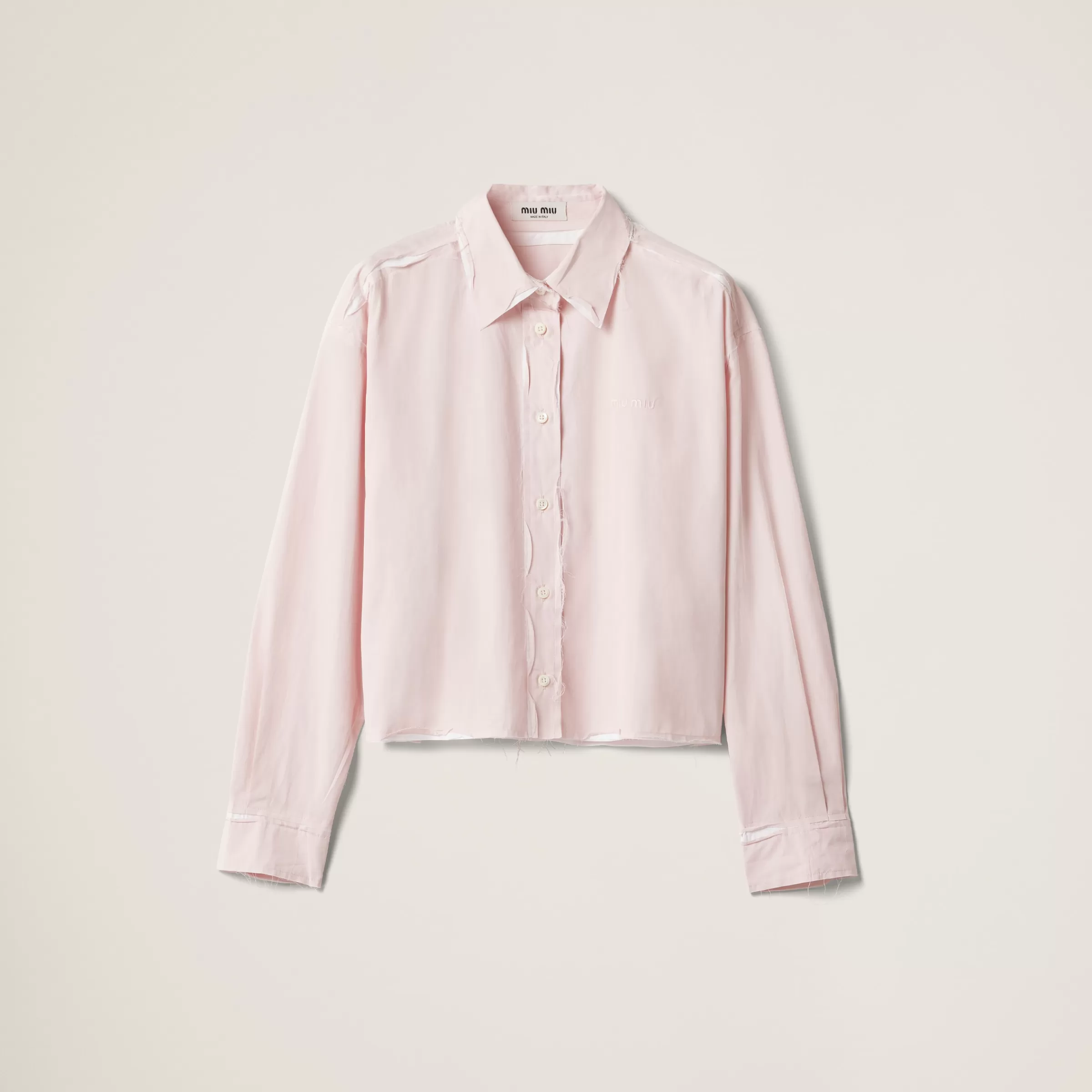 Miu Miu Camicia in popeline Alabastro Store