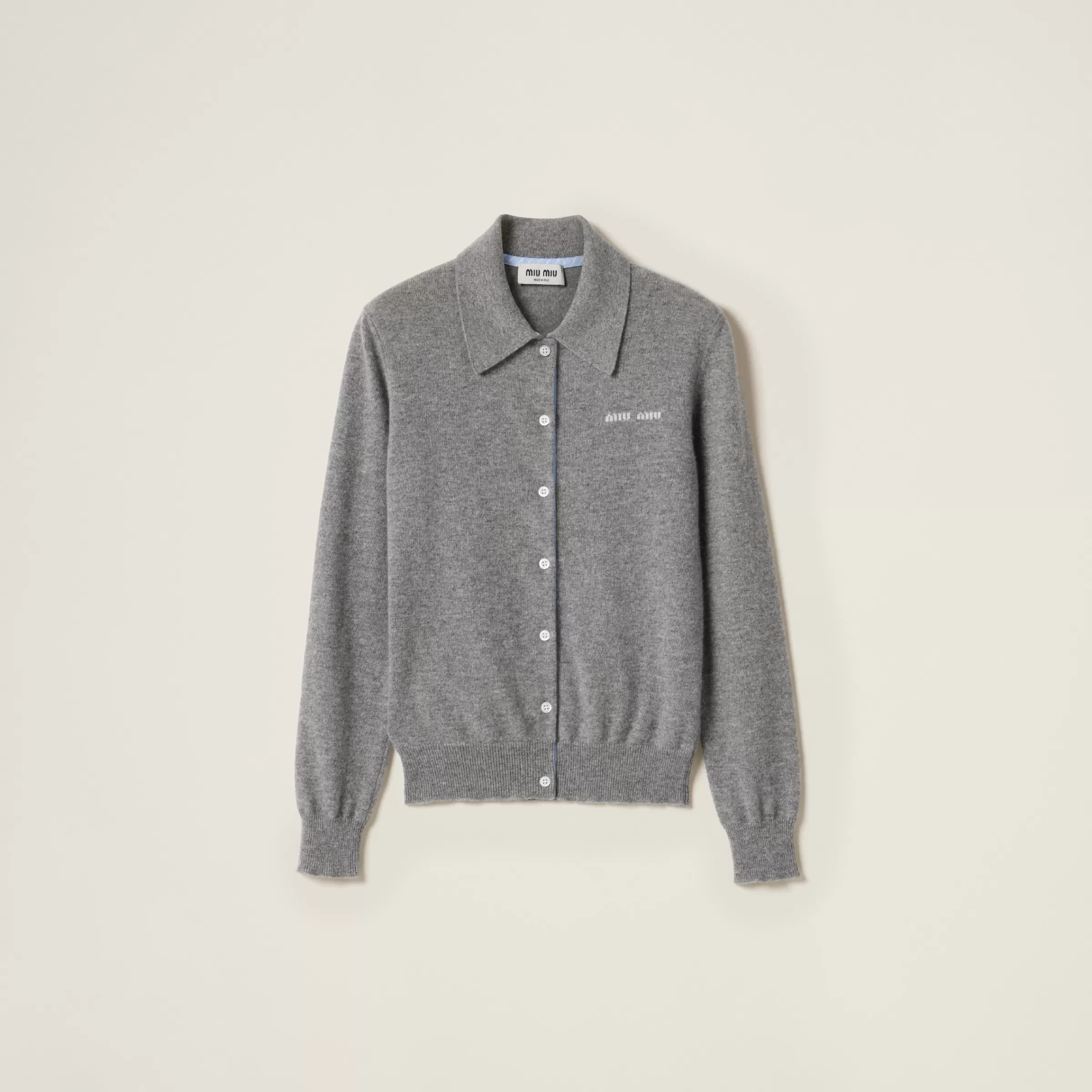 Miu Miu Cardigan in cashmere Grigio Store