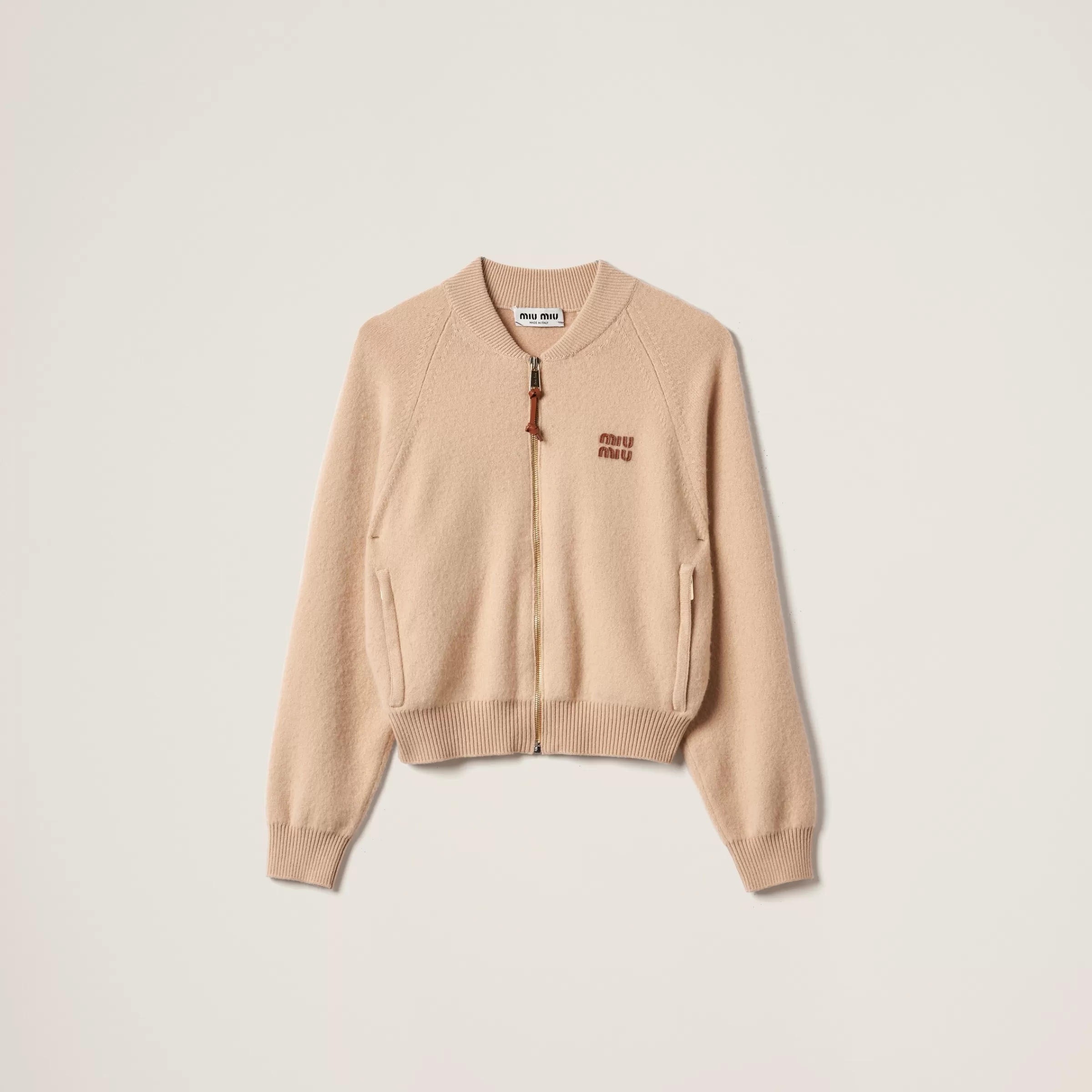 Miu Miu Cardigan in maglia di cashmere Albino Online