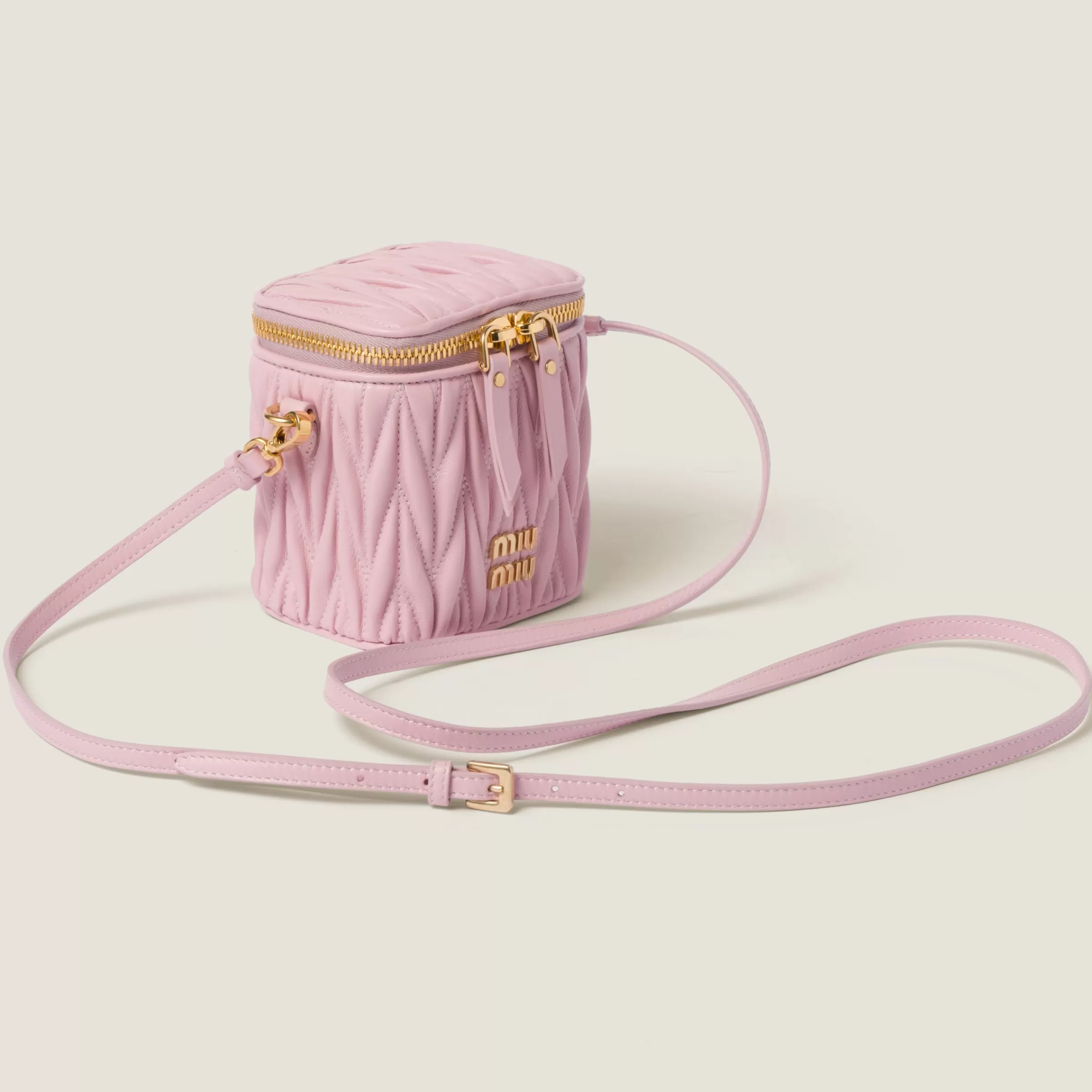 Miu Miu Micro borsa in nappa matelassé Alabastro Fashion