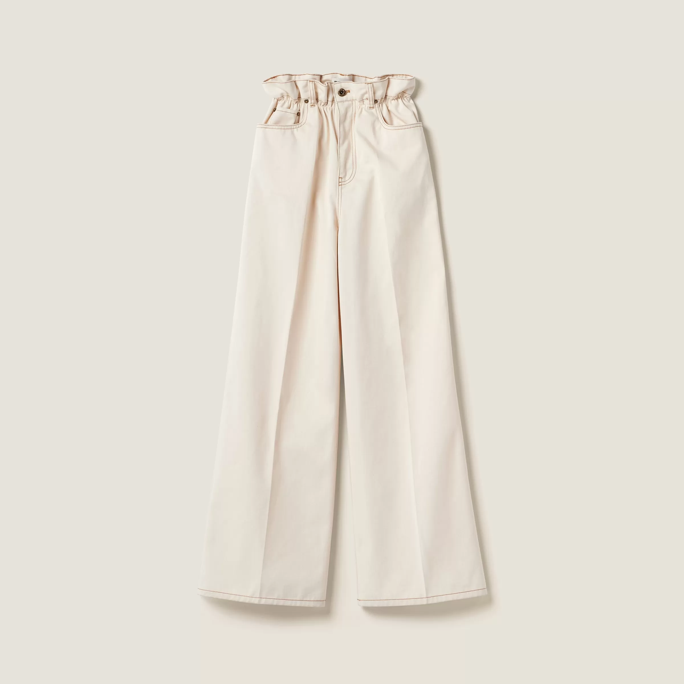 Miu Miu Pantaloni in denim Naturale Shop