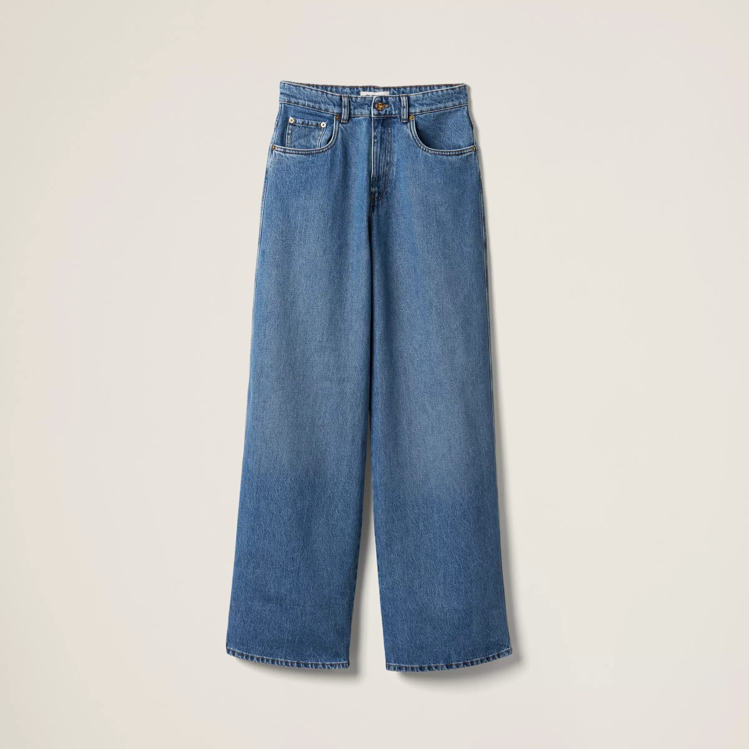 Miu Miu Pantaloni in denim AzzurroZaffiro New