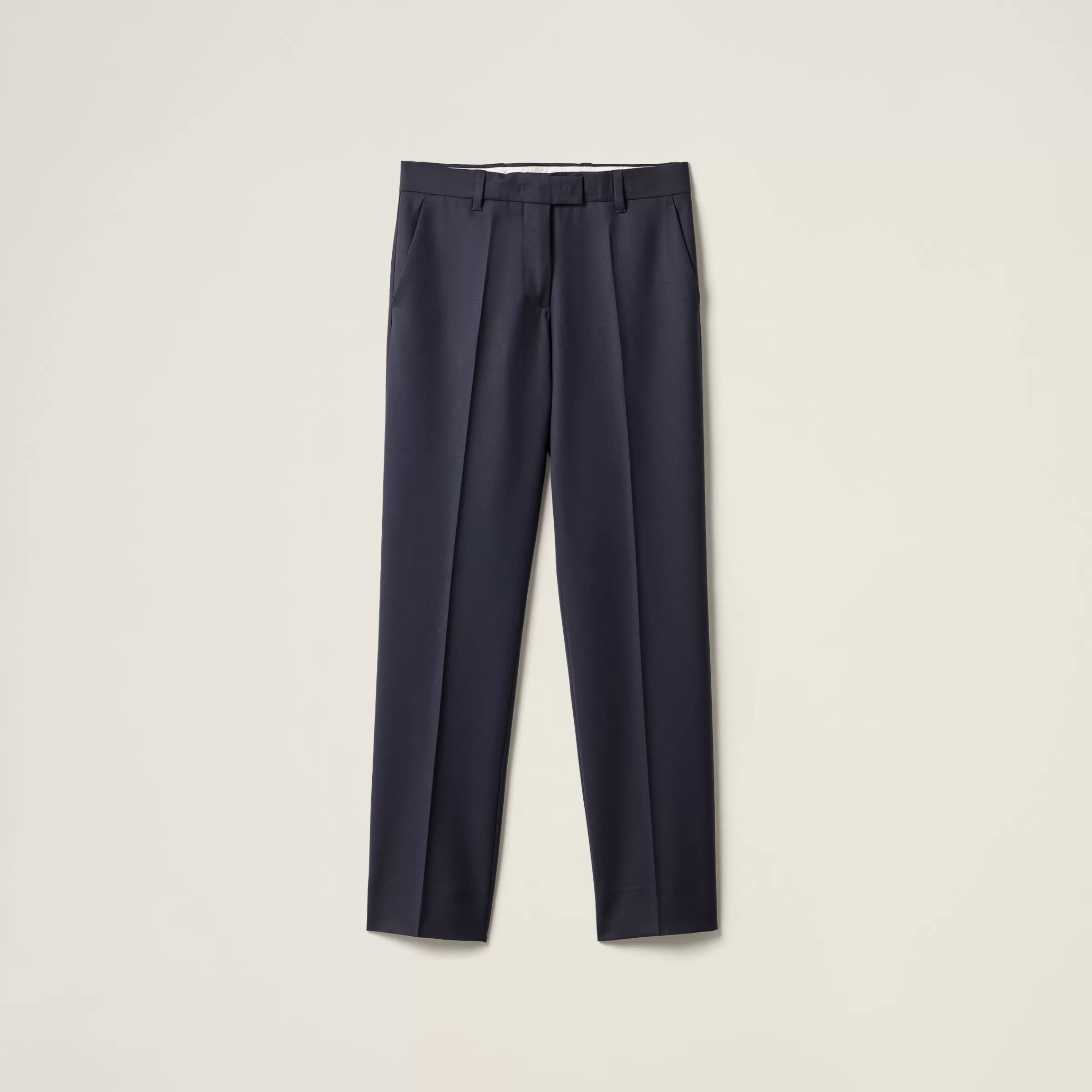 Miu Miu Pantaloni in gabardine Blu Cheap