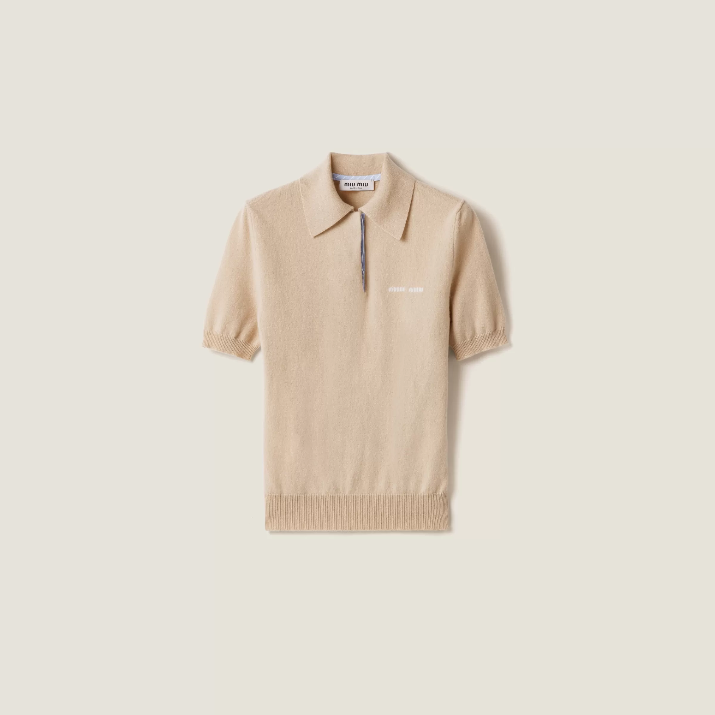 Miu Miu Polo in cashmere Albino Best Sale