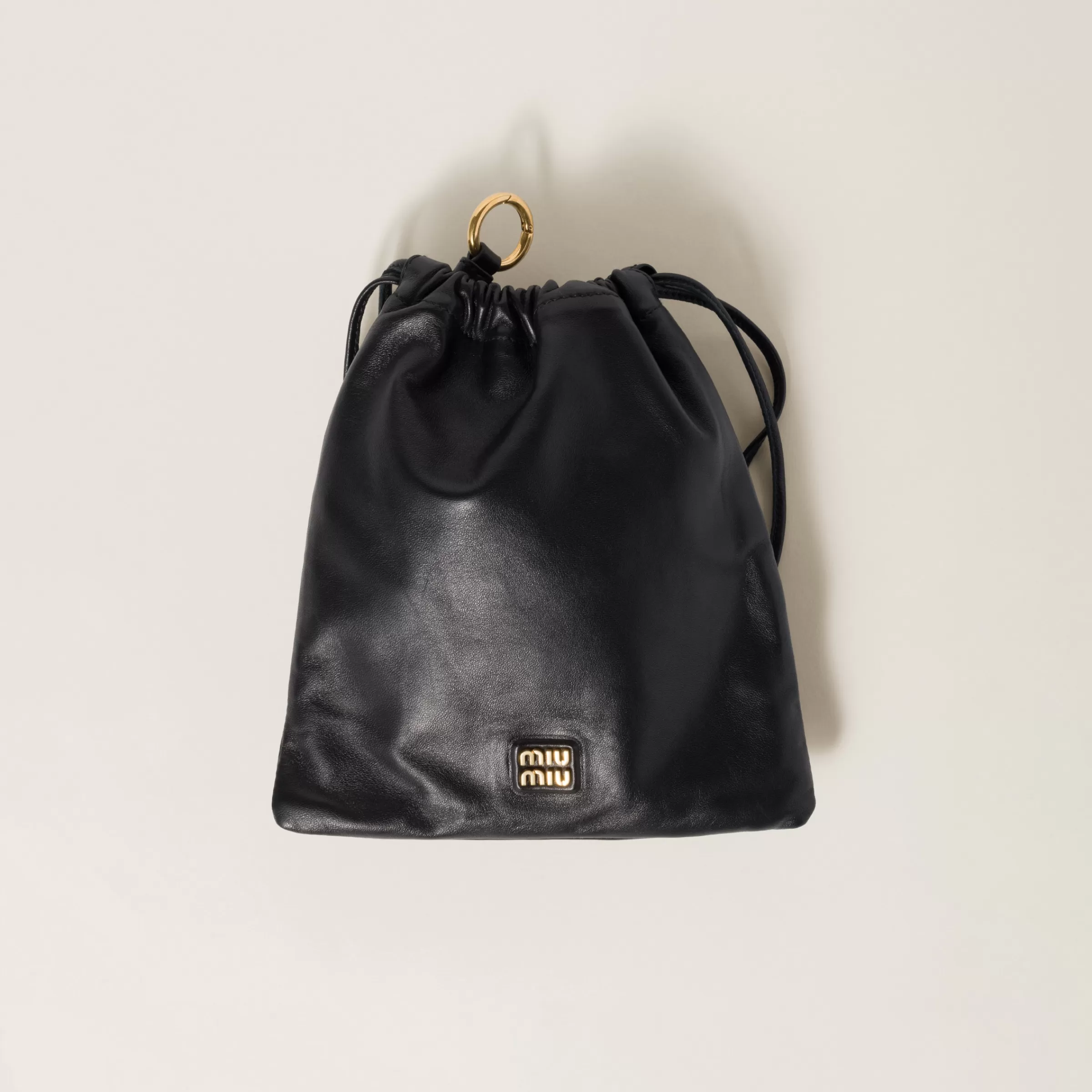 Miu Miu Pouch in nappa Nero Discount