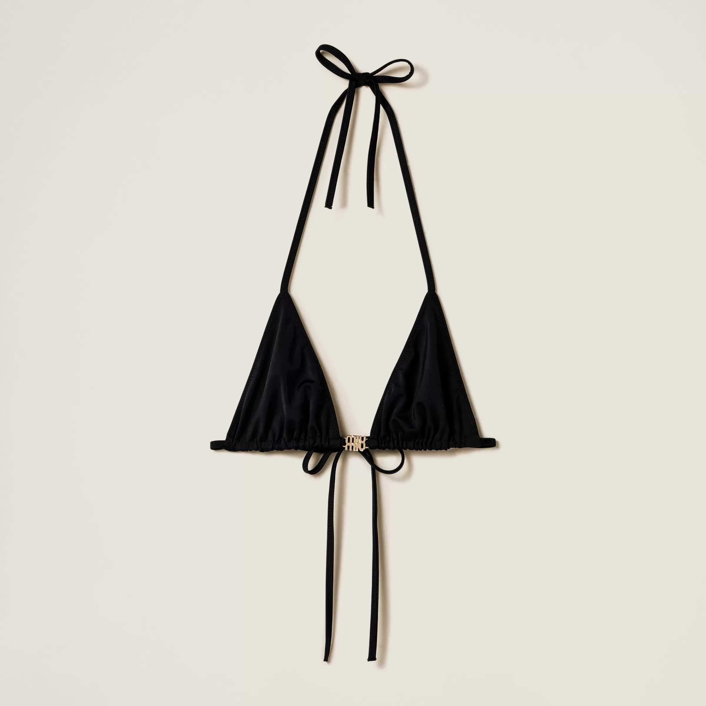 Miu Miu Reggiseno in jersey Nero Best