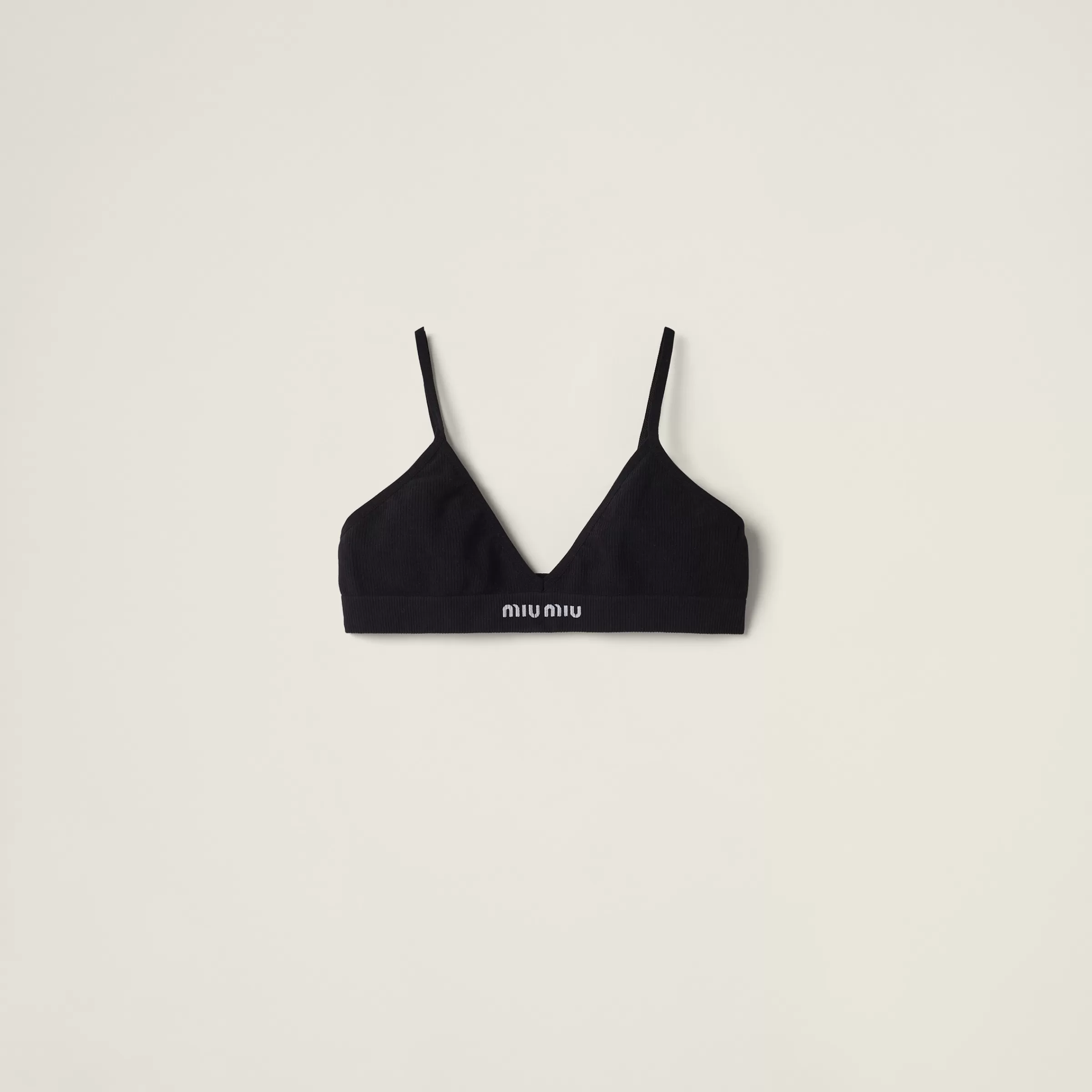 Miu Miu Reggiseno seamless Nero Cheap