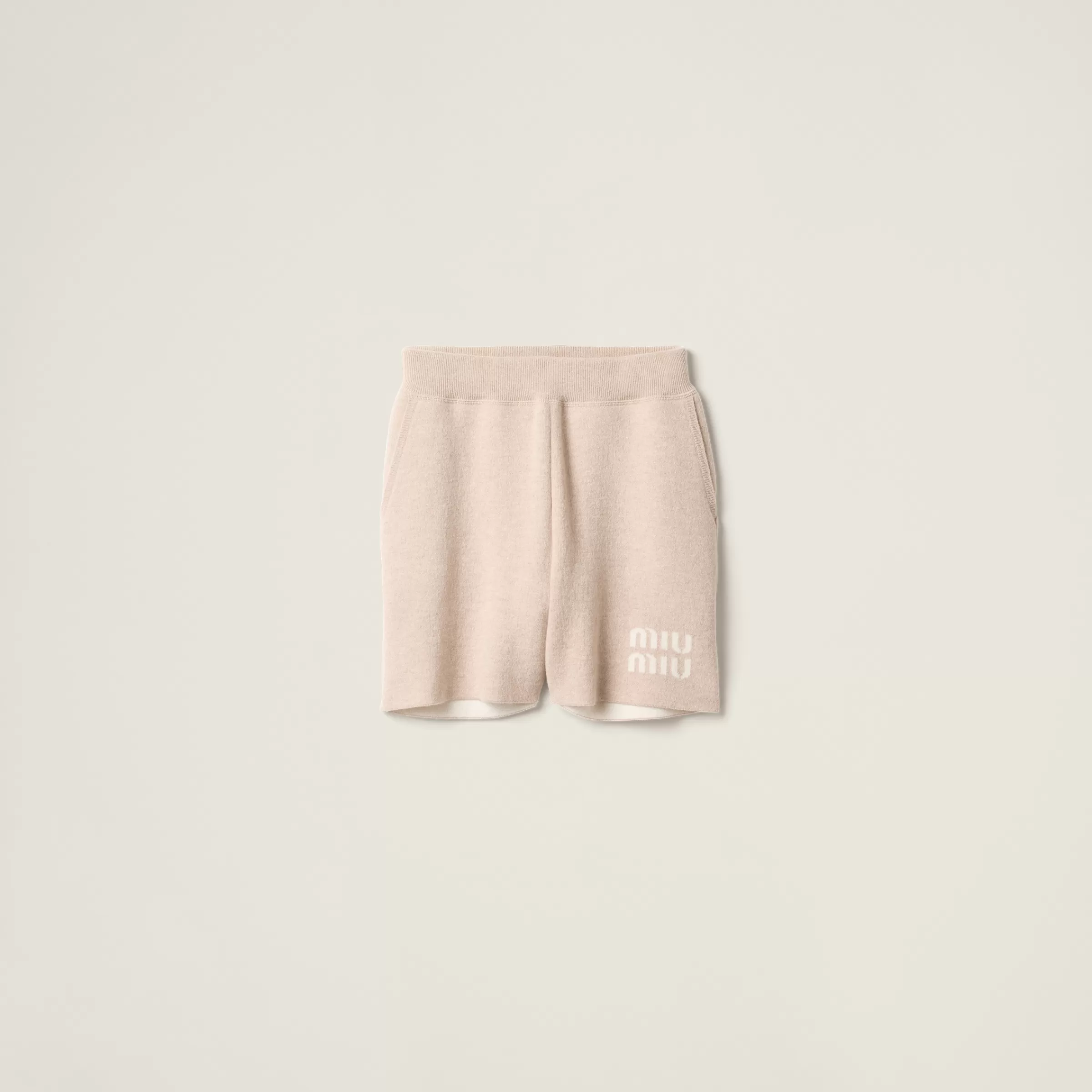 Miu Miu Shorts in cashmere double Sabbia Shop