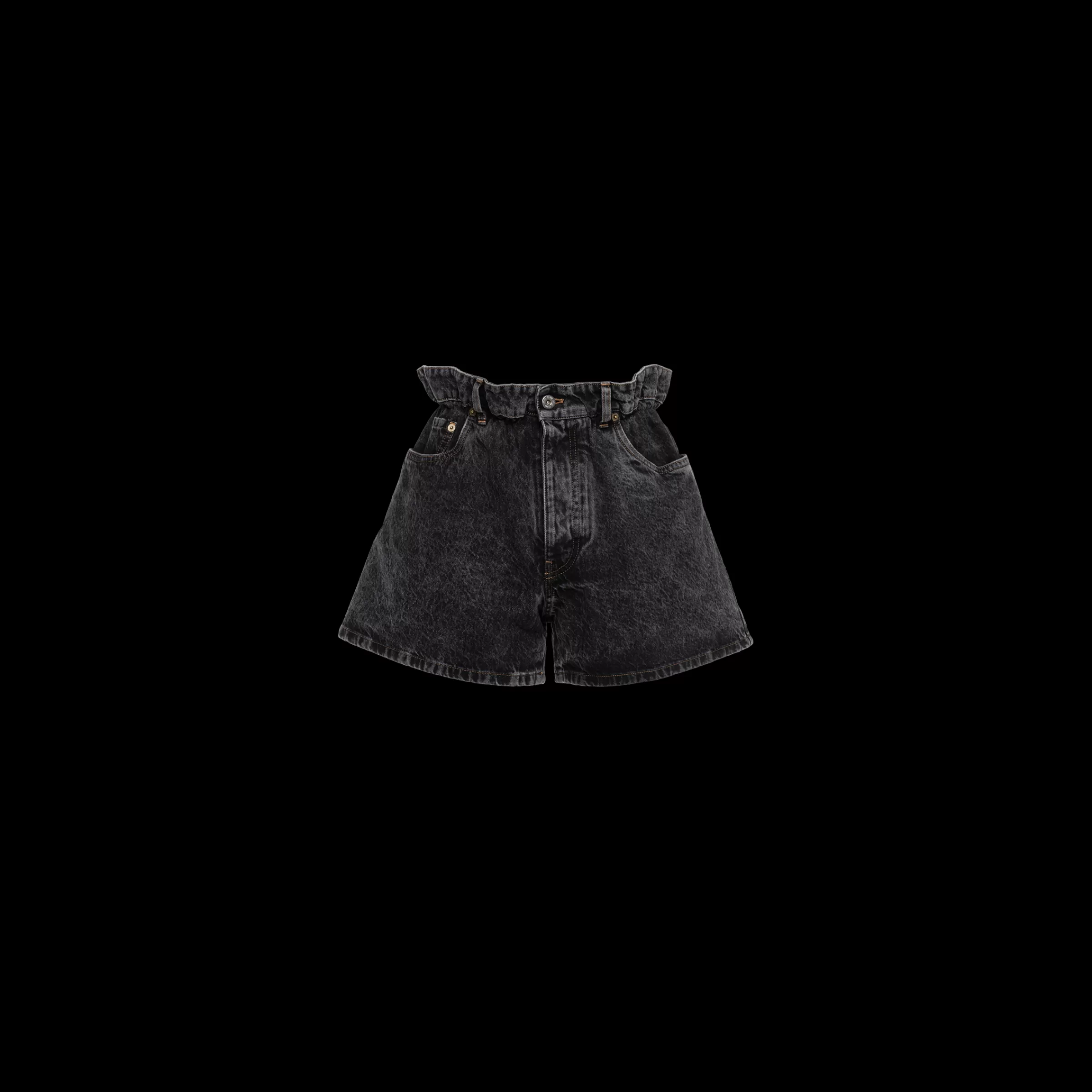 Miu Miu Shorts in denim Nero Shop