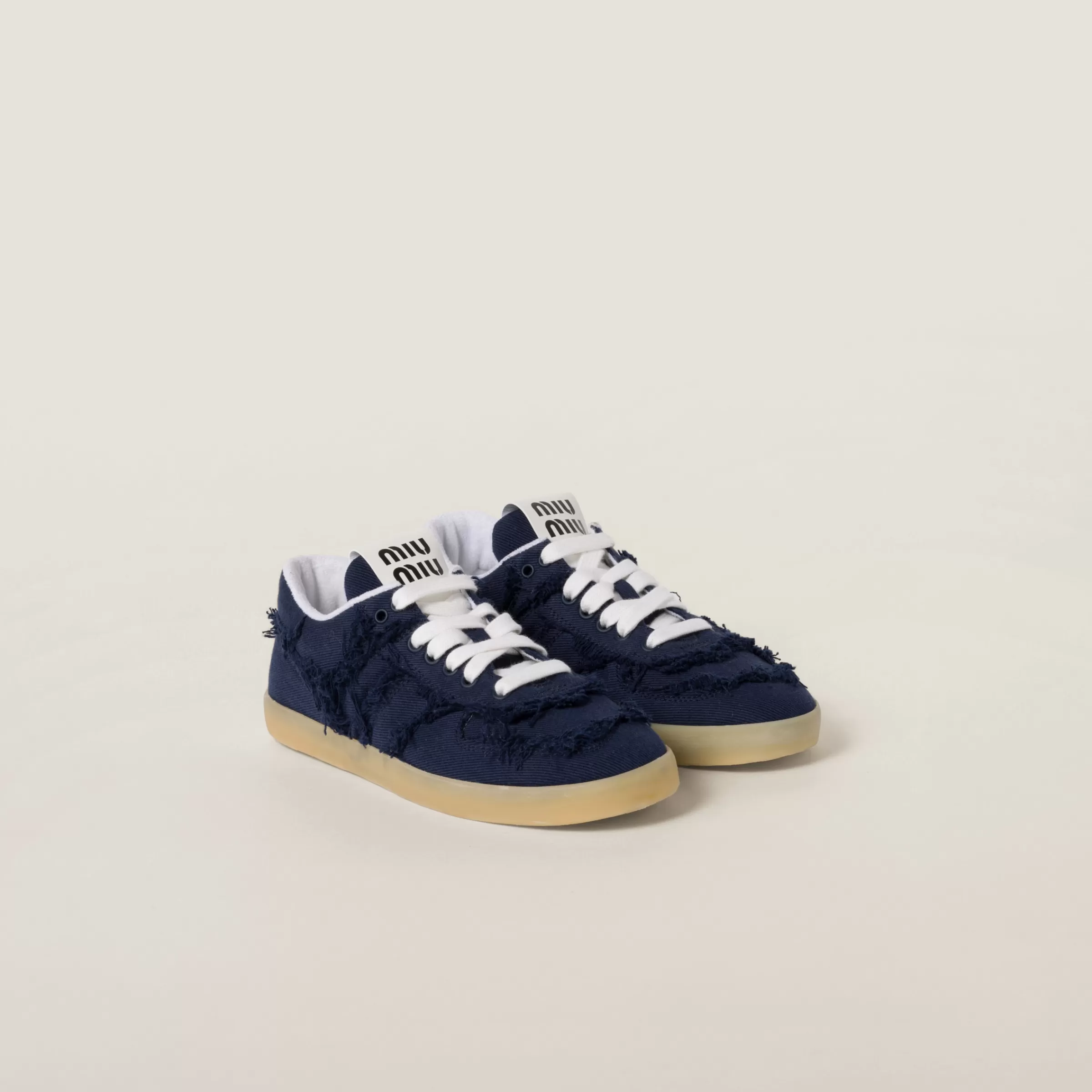 Miu Miu Sneakers in denim Royal Cheap