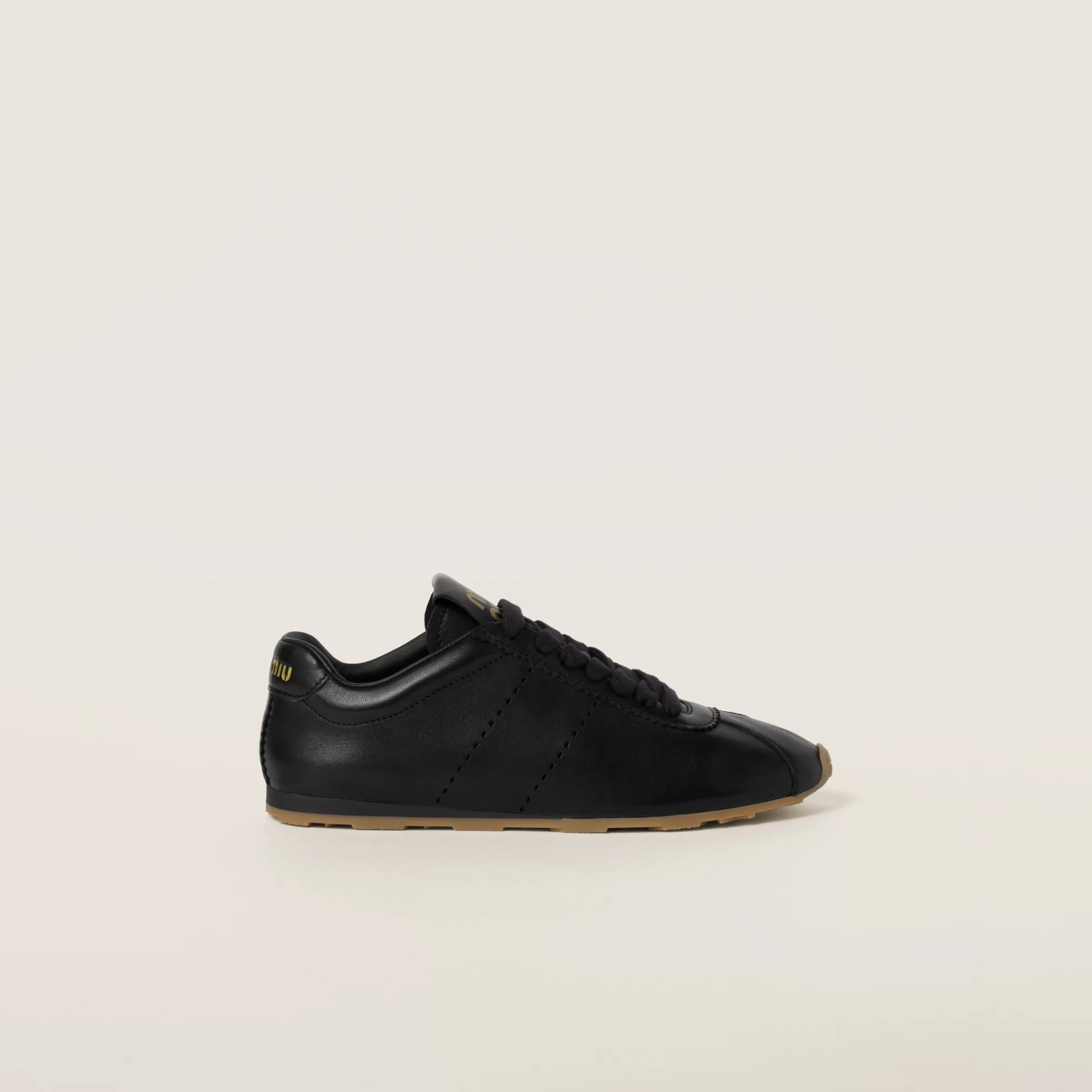 Miu Miu Sneakers Plume in nappa Nero Fashion