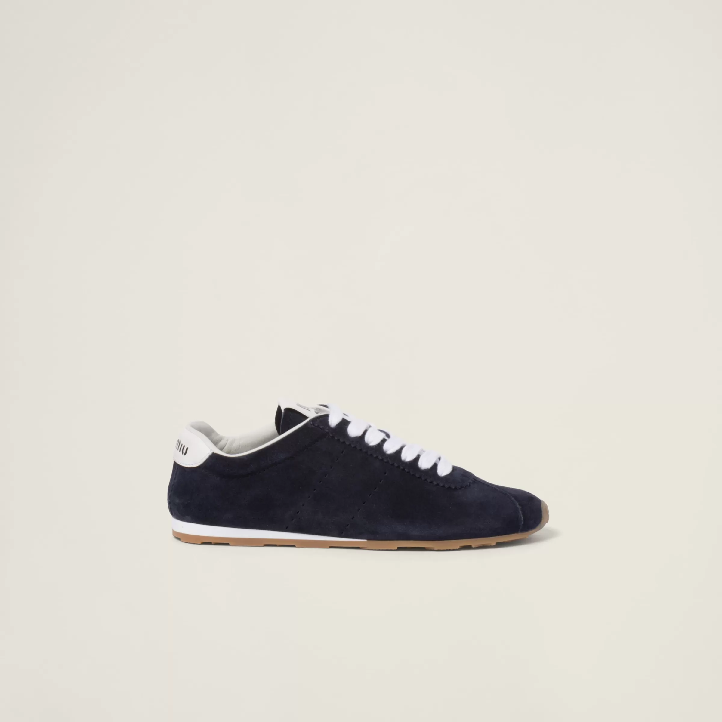 Miu Miu Sneakers Plume in pelle scamosciata Blu Hot